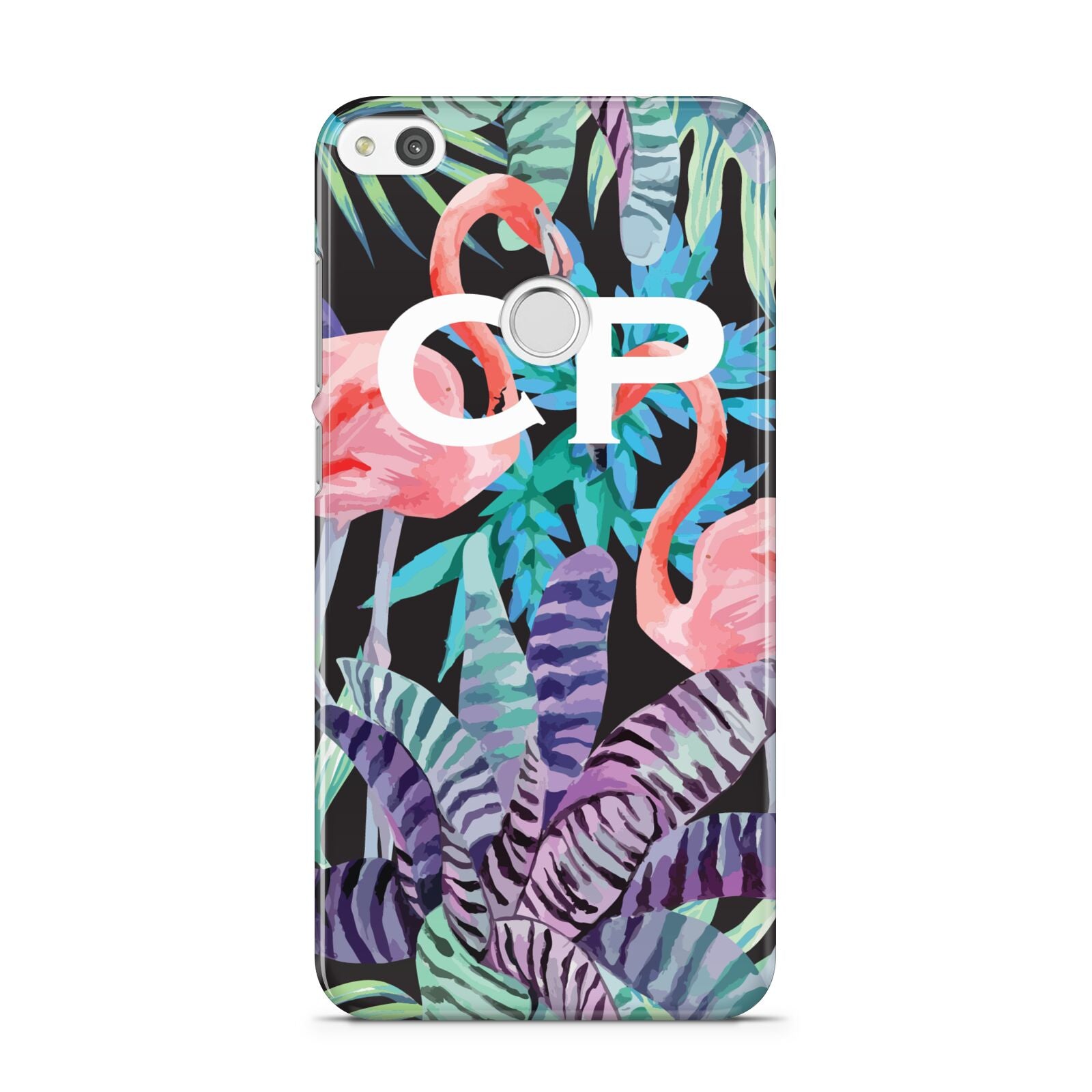 Personalised Initials Flamingos 4 Huawei P8 Lite Case