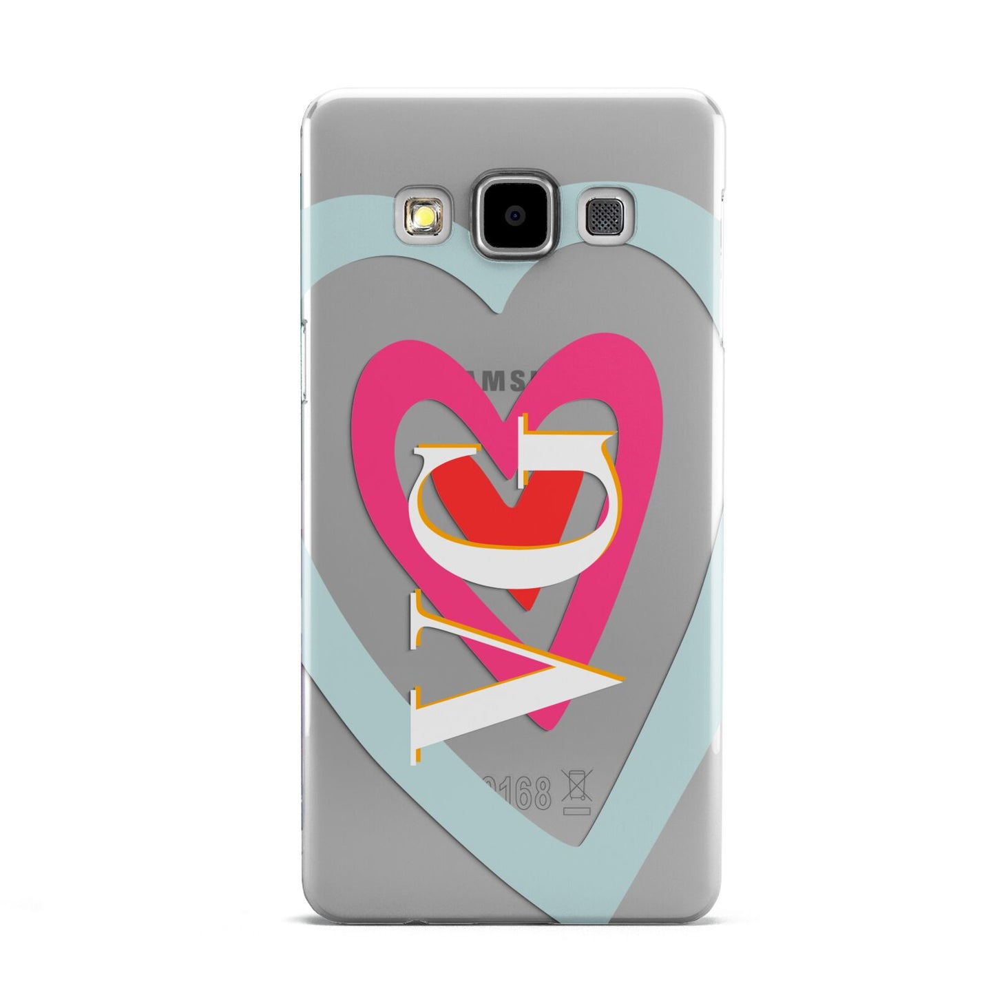 Personalised Initials Heart Samsung Galaxy A5 Case