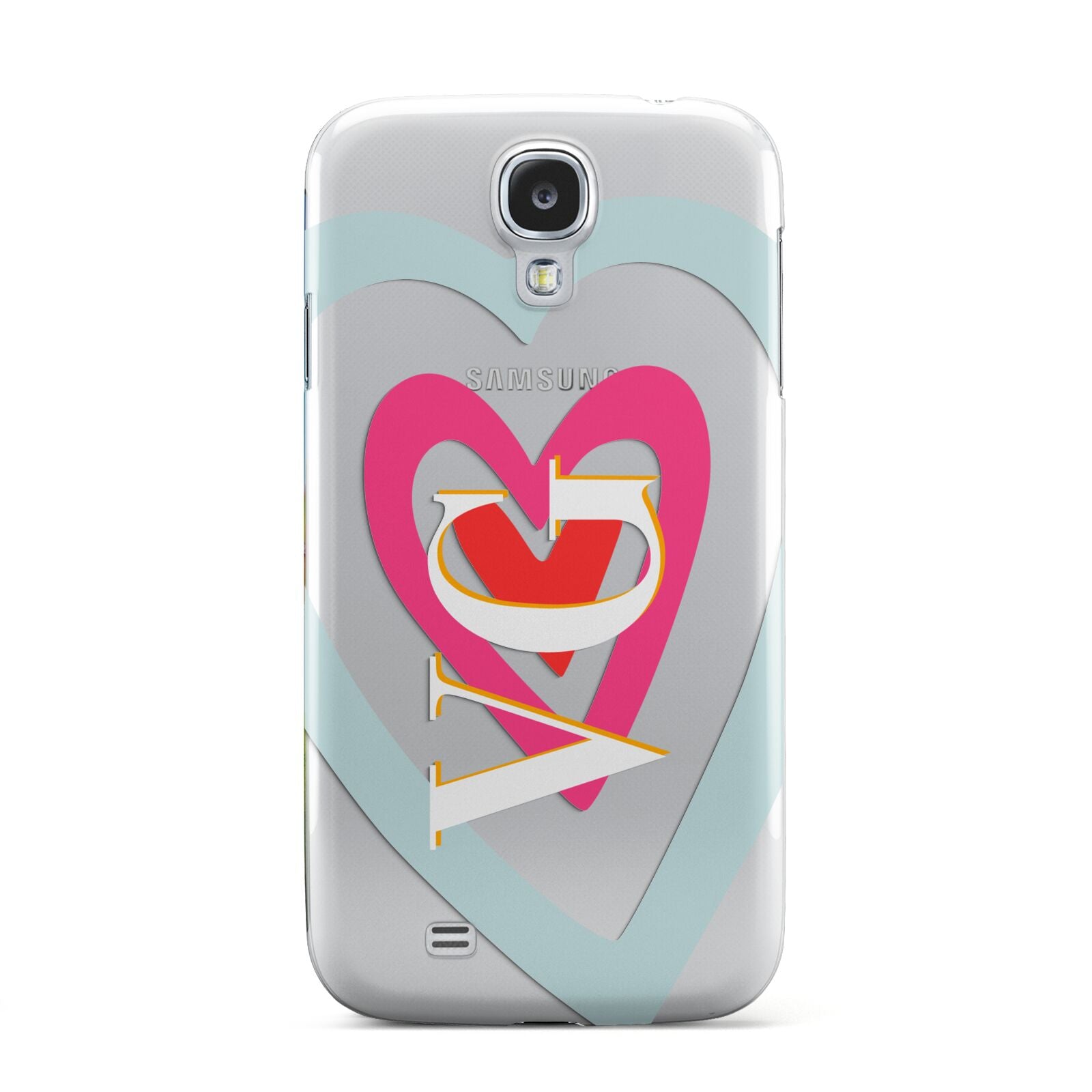 Personalised Initials Heart Samsung Galaxy S4 Case