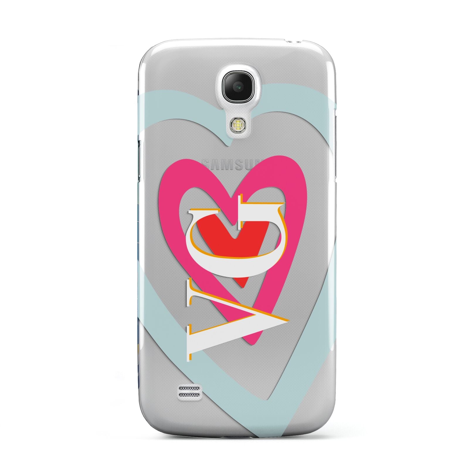 Personalised Initials Heart Samsung Galaxy S4 Mini Case