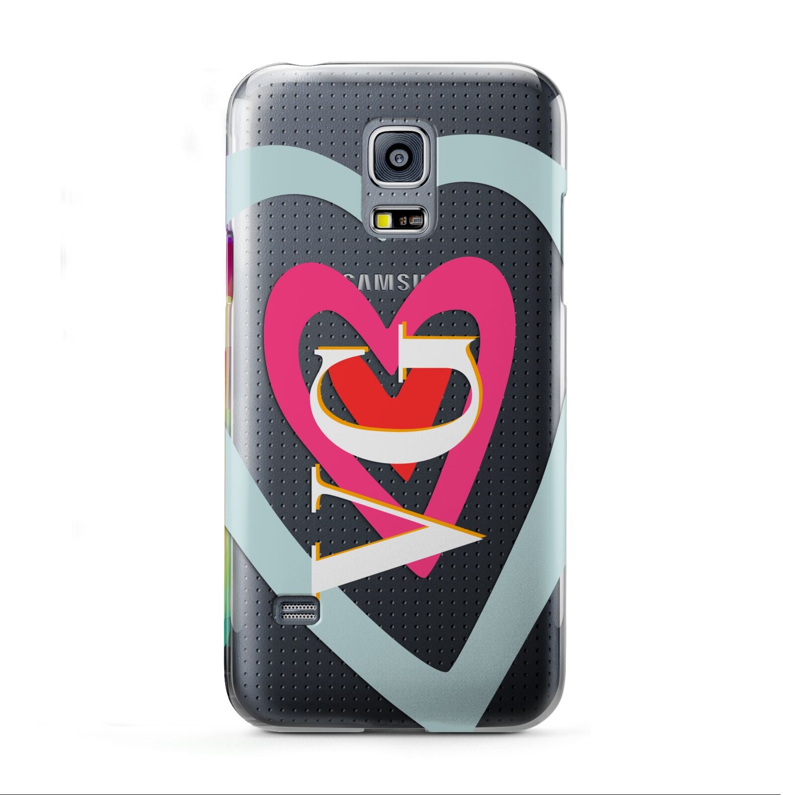 Personalised Initials Heart Samsung Galaxy S5 Mini Case