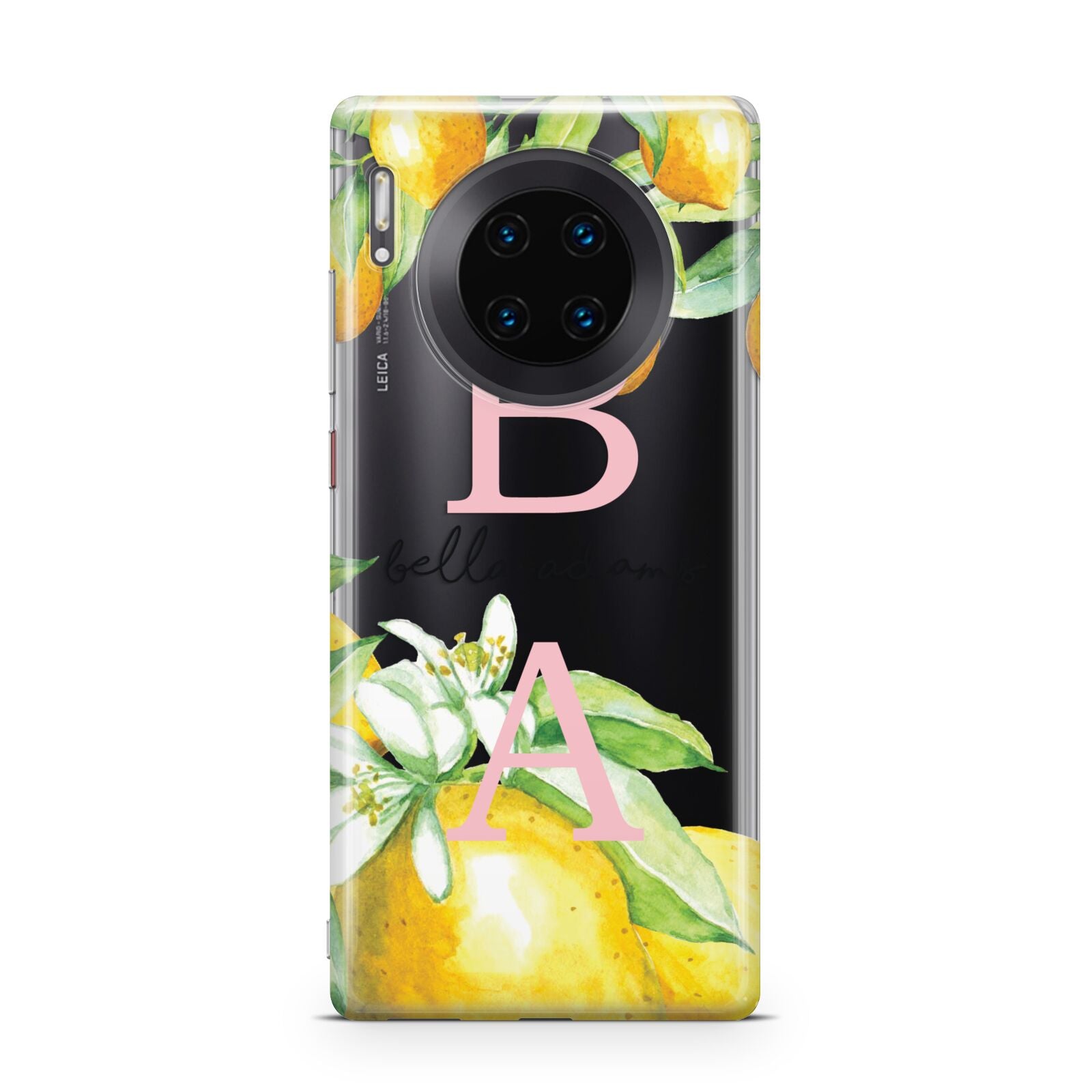 Personalised Initials Lemons Huawei Mate 30 Pro Phone Case