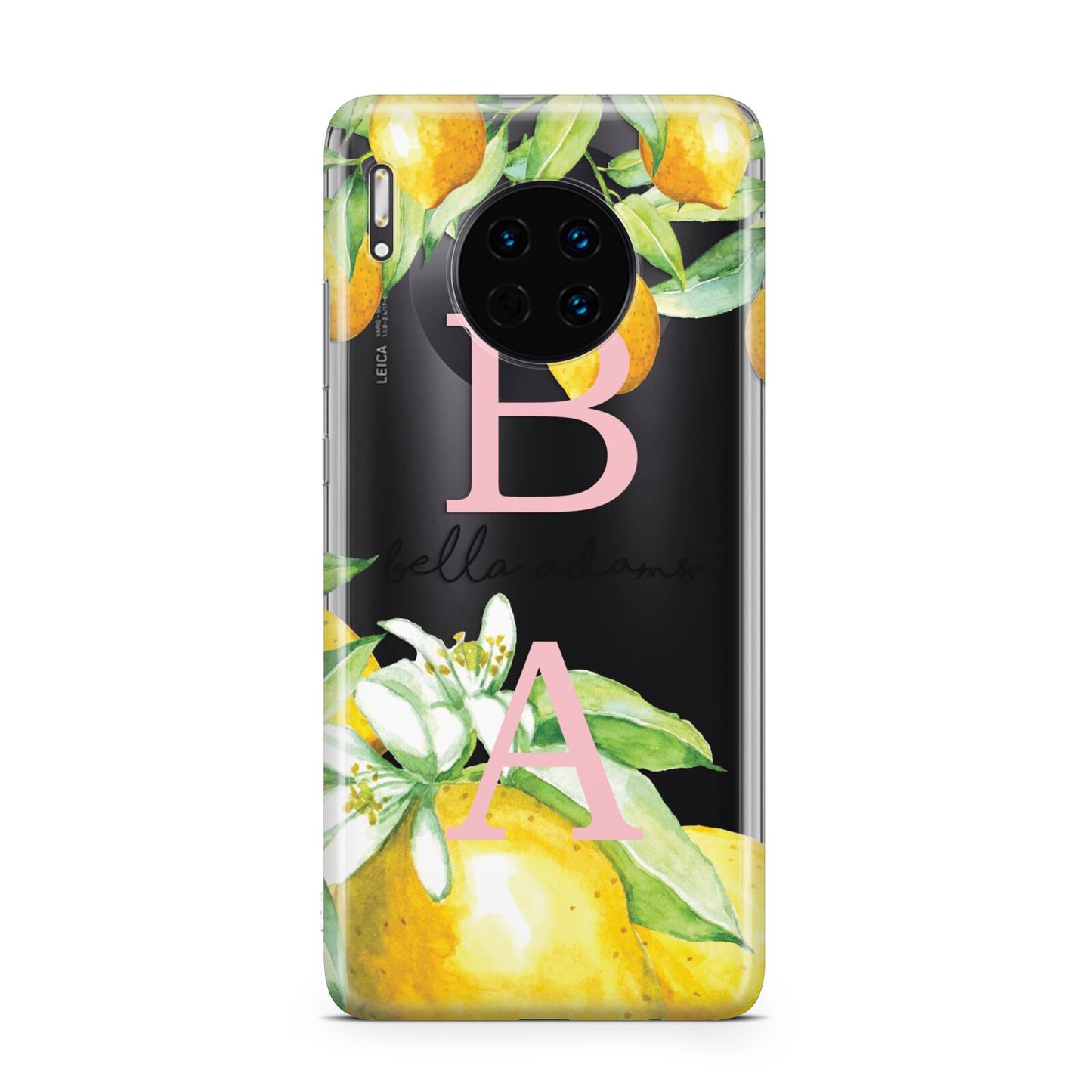 Personalised Initials Lemons Huawei Mate 30