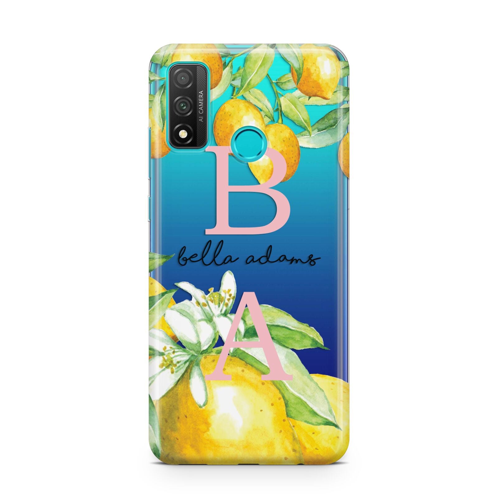 Personalised Initials Lemons Huawei P Smart 2020