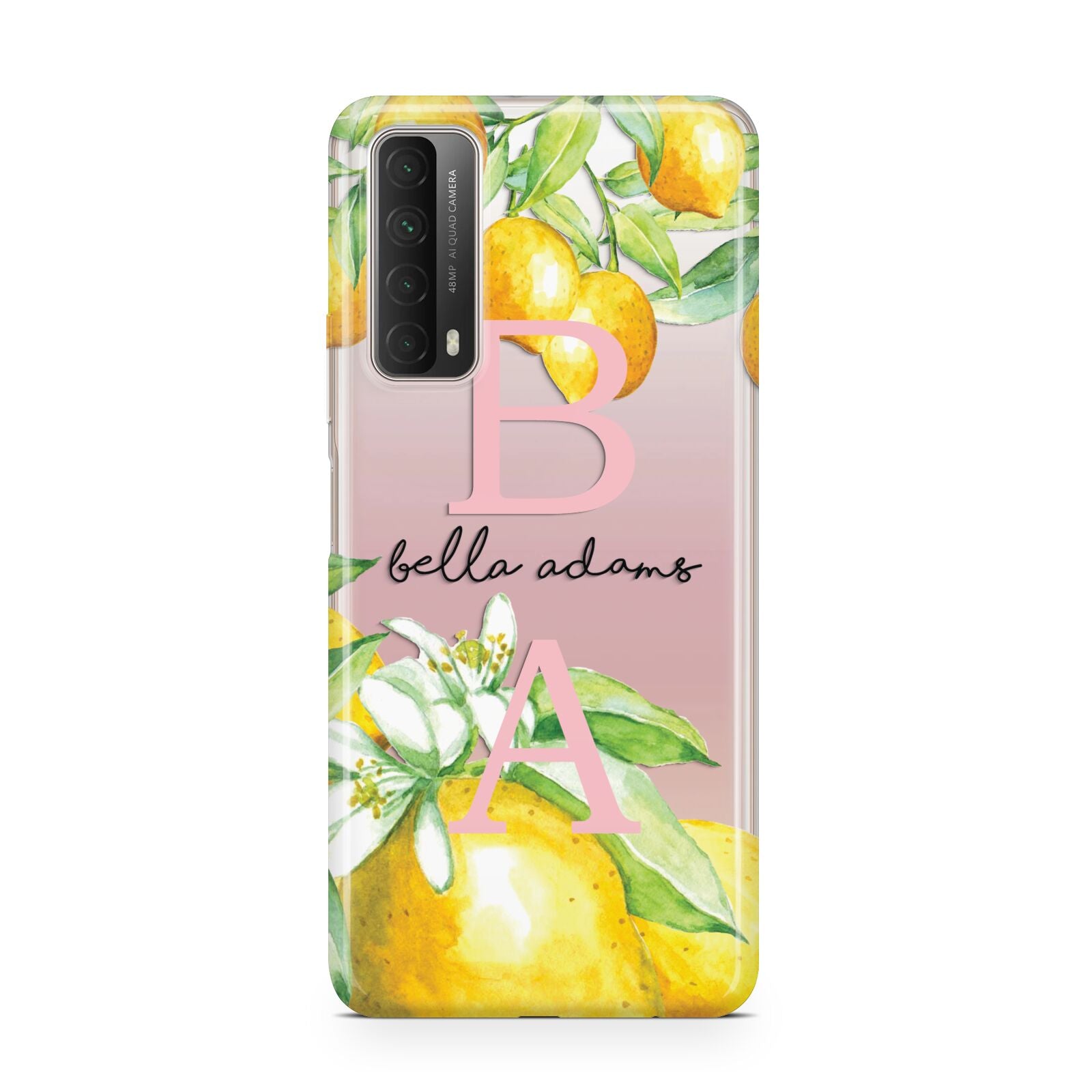 Personalised Initials Lemons Huawei P Smart 2021