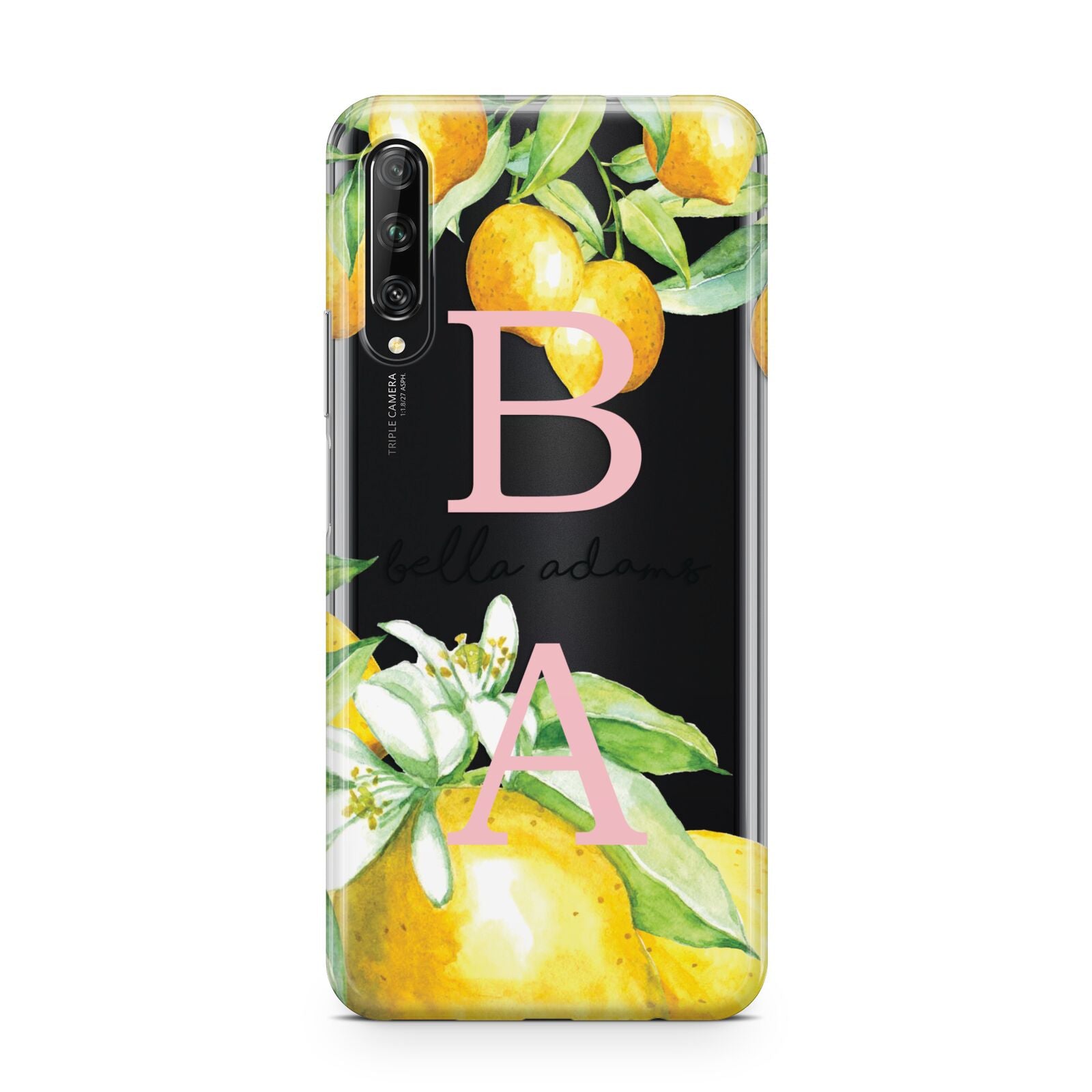 Personalised Initials Lemons Huawei P Smart Pro 2019