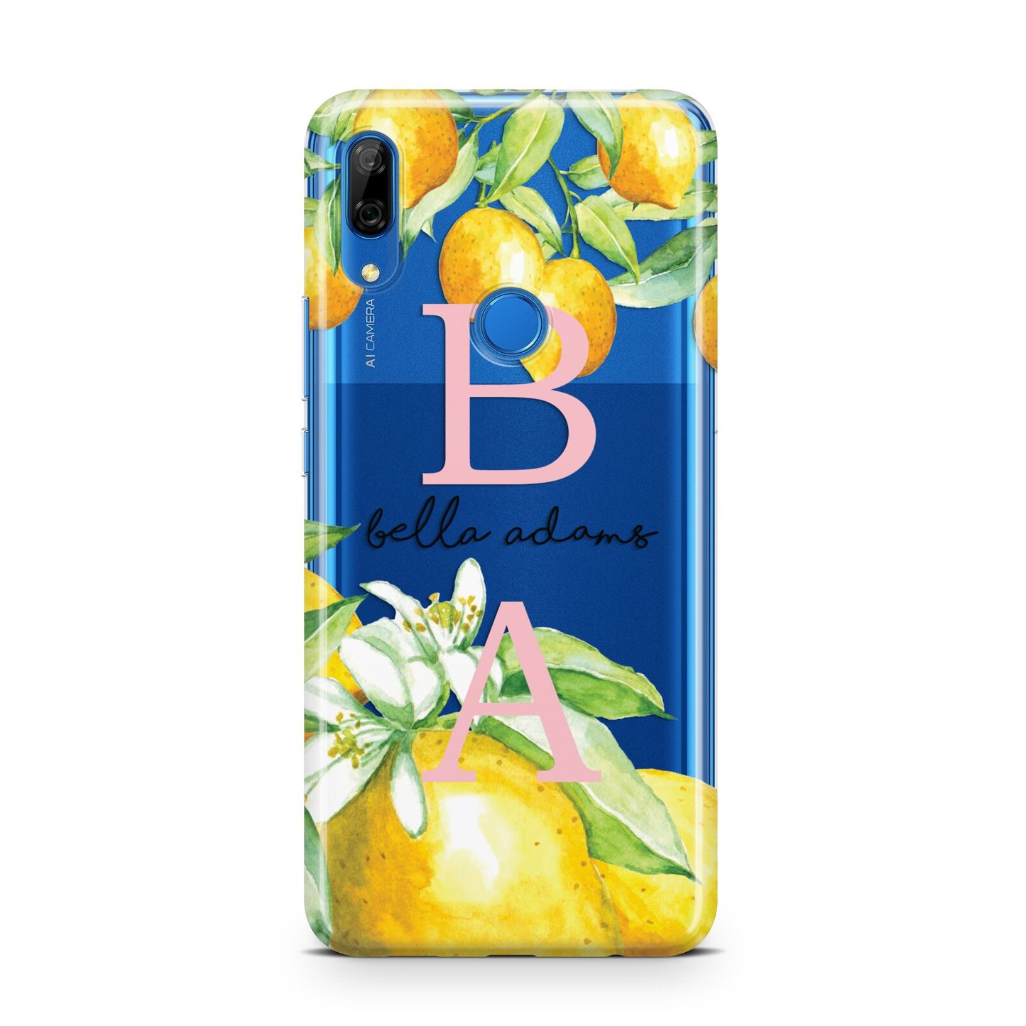 Personalised Initials Lemons Huawei P Smart Z