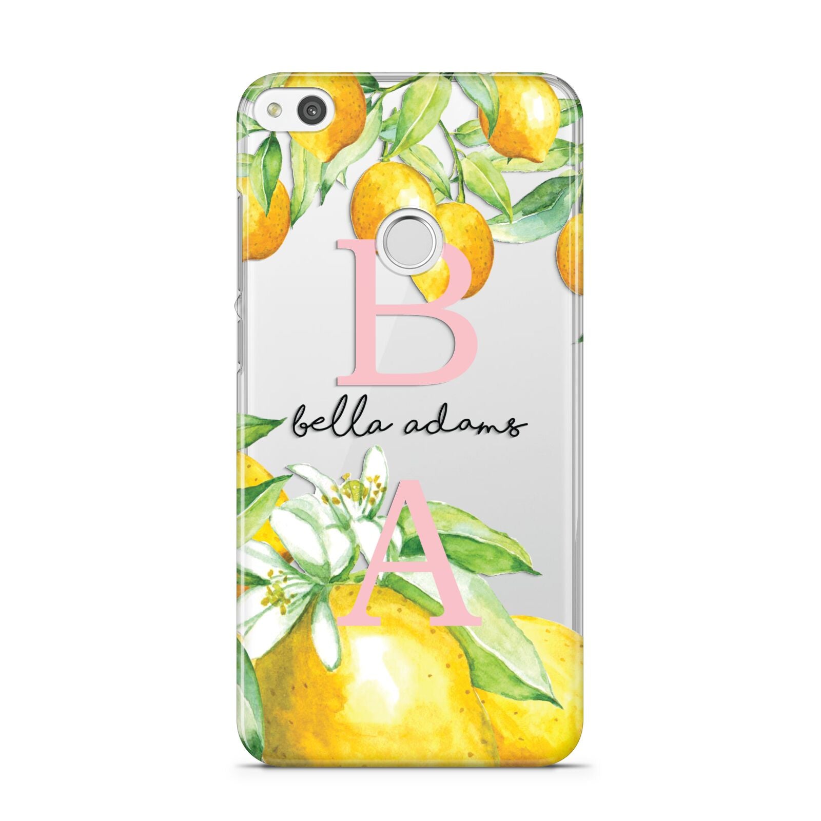 Personalised Initials Lemons Huawei P8 Lite Case