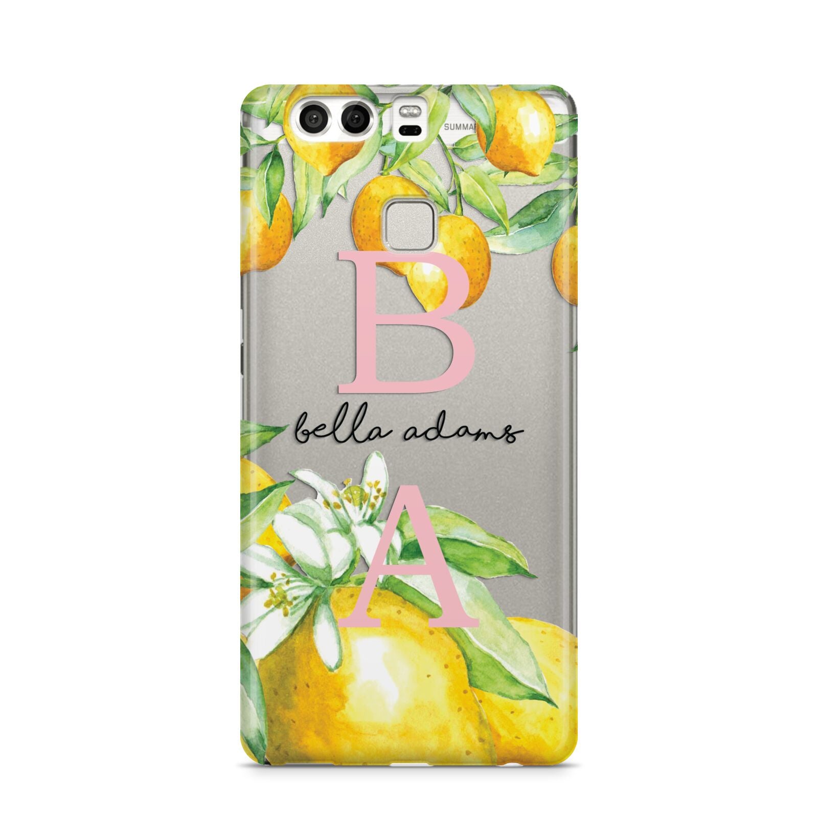 Personalised Initials Lemons Huawei P9 Case