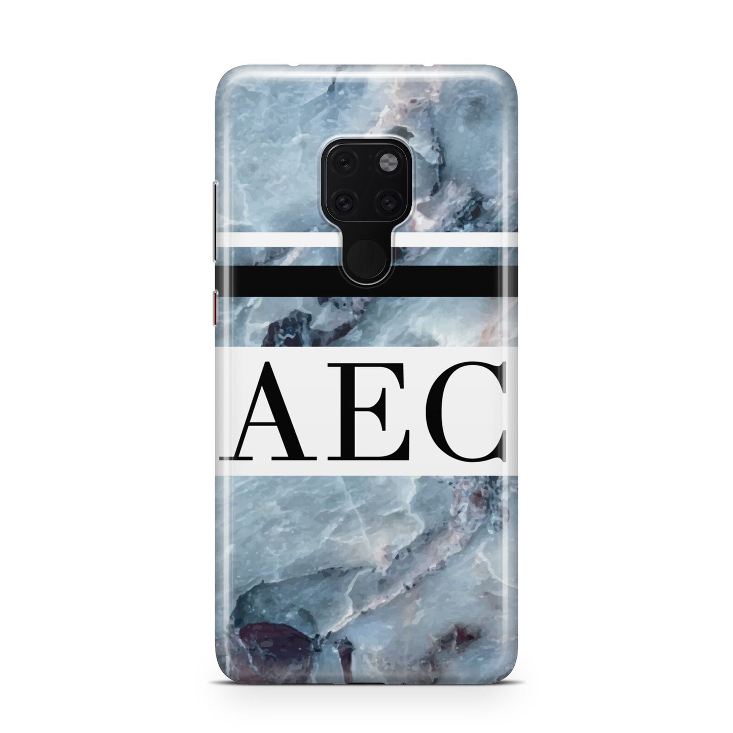 Personalised Initials Marble 9 Huawei Mate 20 Phone Case