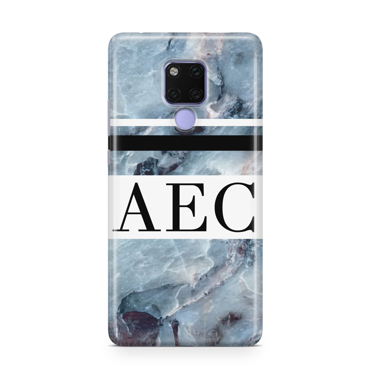 Personalised Initials Marble 9 Huawei Mate 20X Phone Case