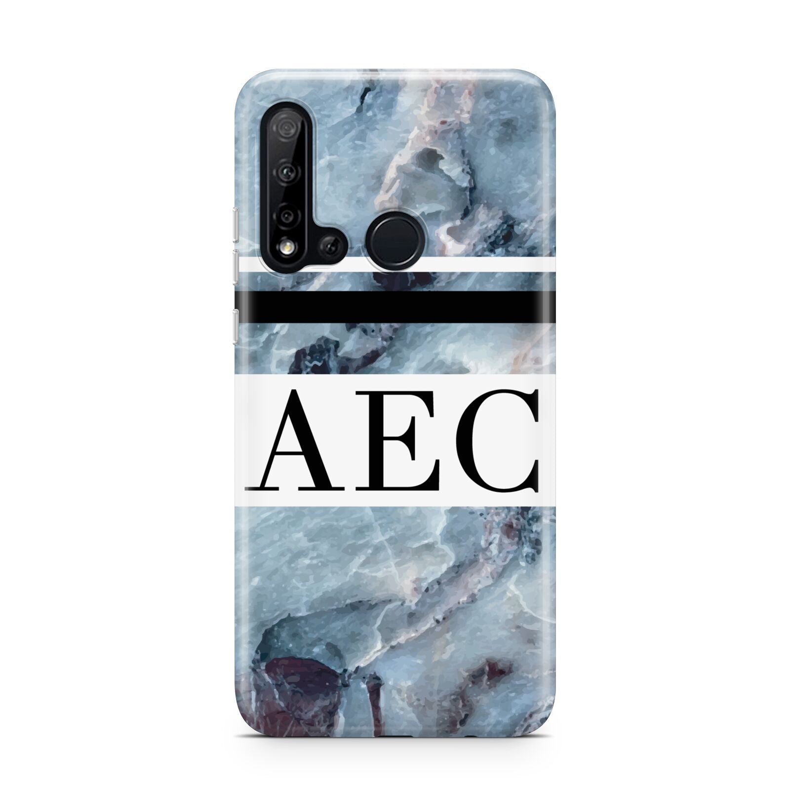 Personalised Initials Marble 9 Huawei P20 Lite 5G Phone Case