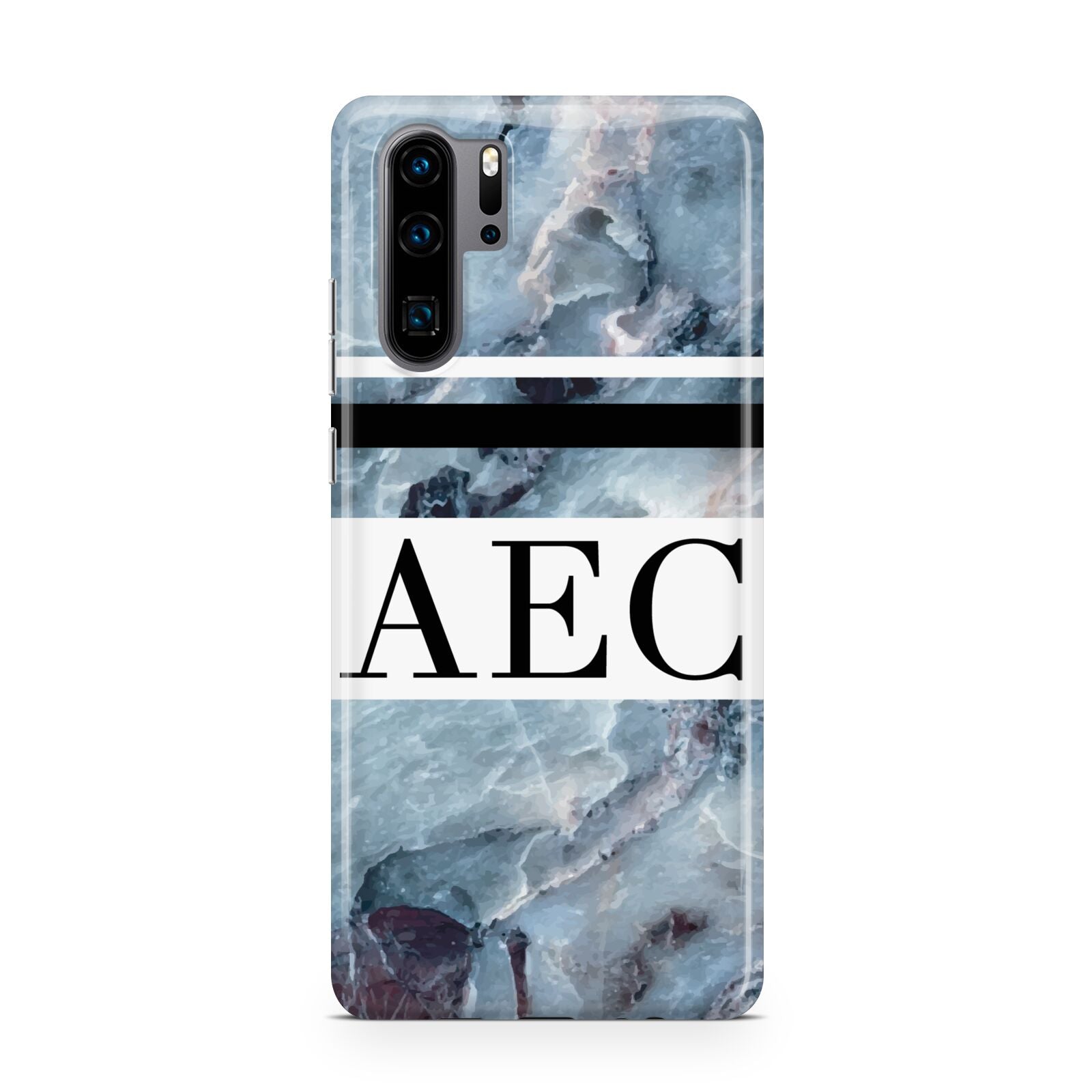 Personalised Initials Marble 9 Huawei P30 Pro Phone Case