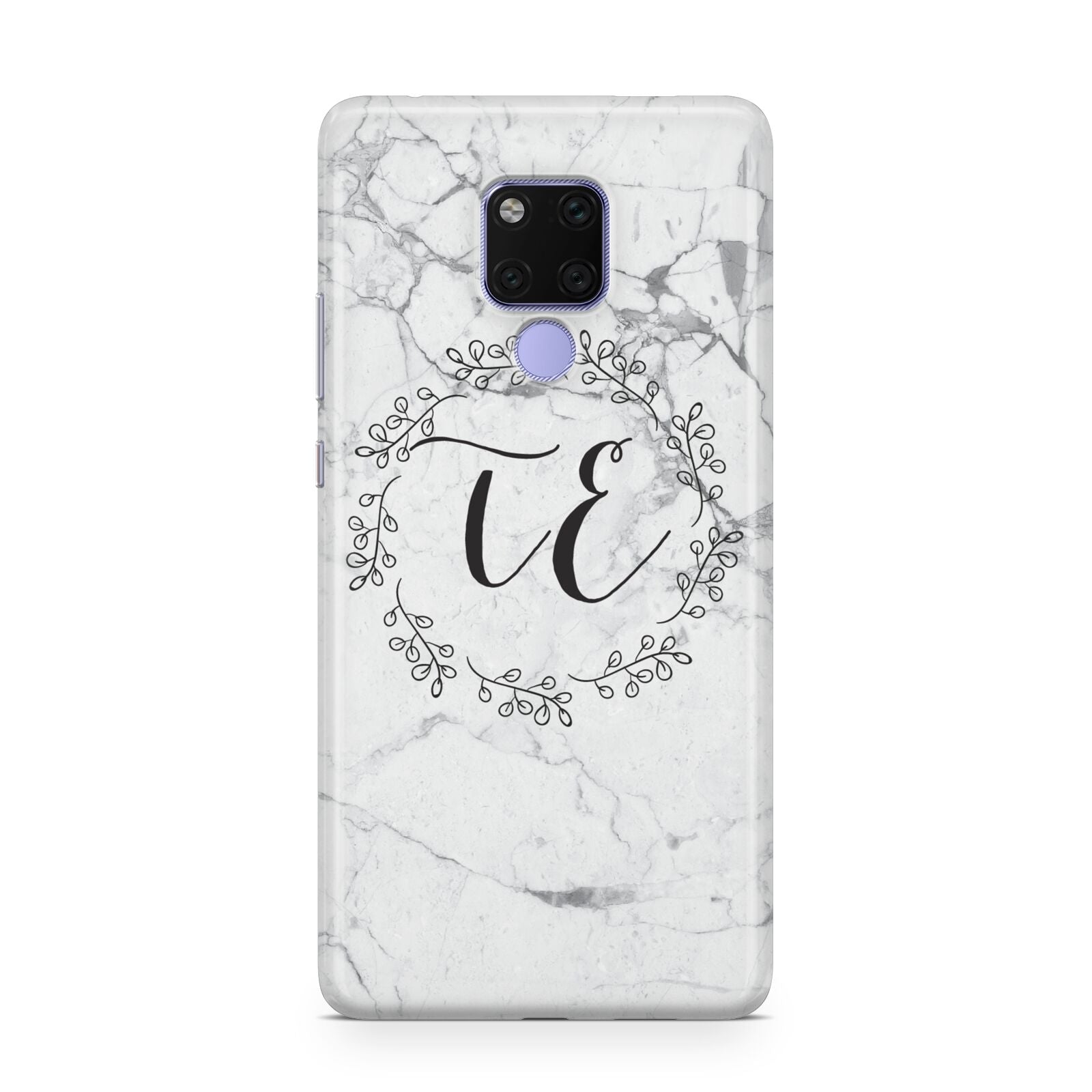 Personalised Initials Marble Huawei Mate 20X Phone Case