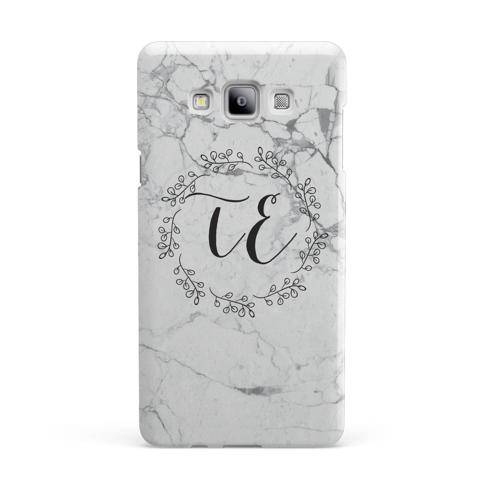 Personalised Initials Marble Samsung Galaxy A7 2015 Case