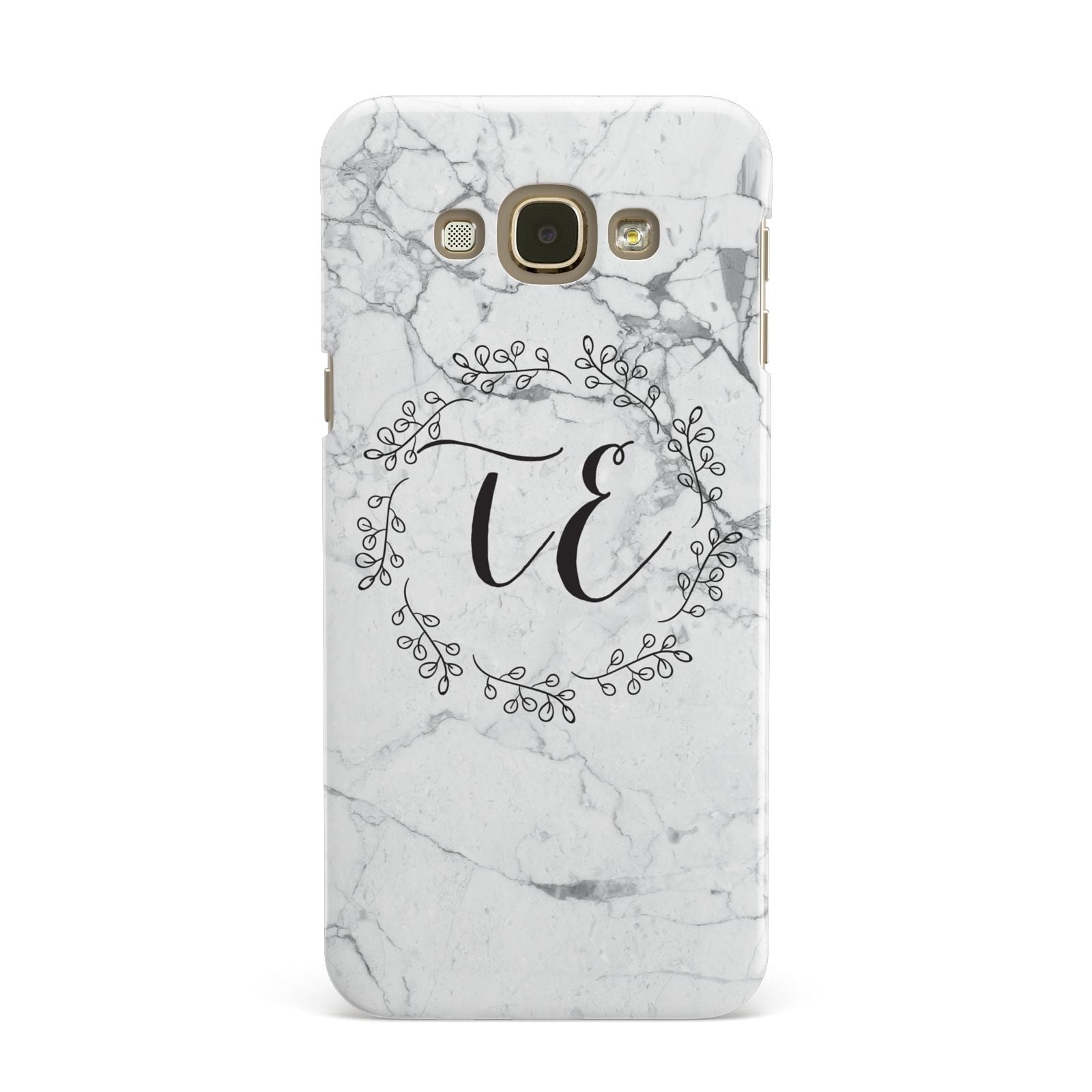 Personalised Initials Marble Samsung Galaxy A8 Case