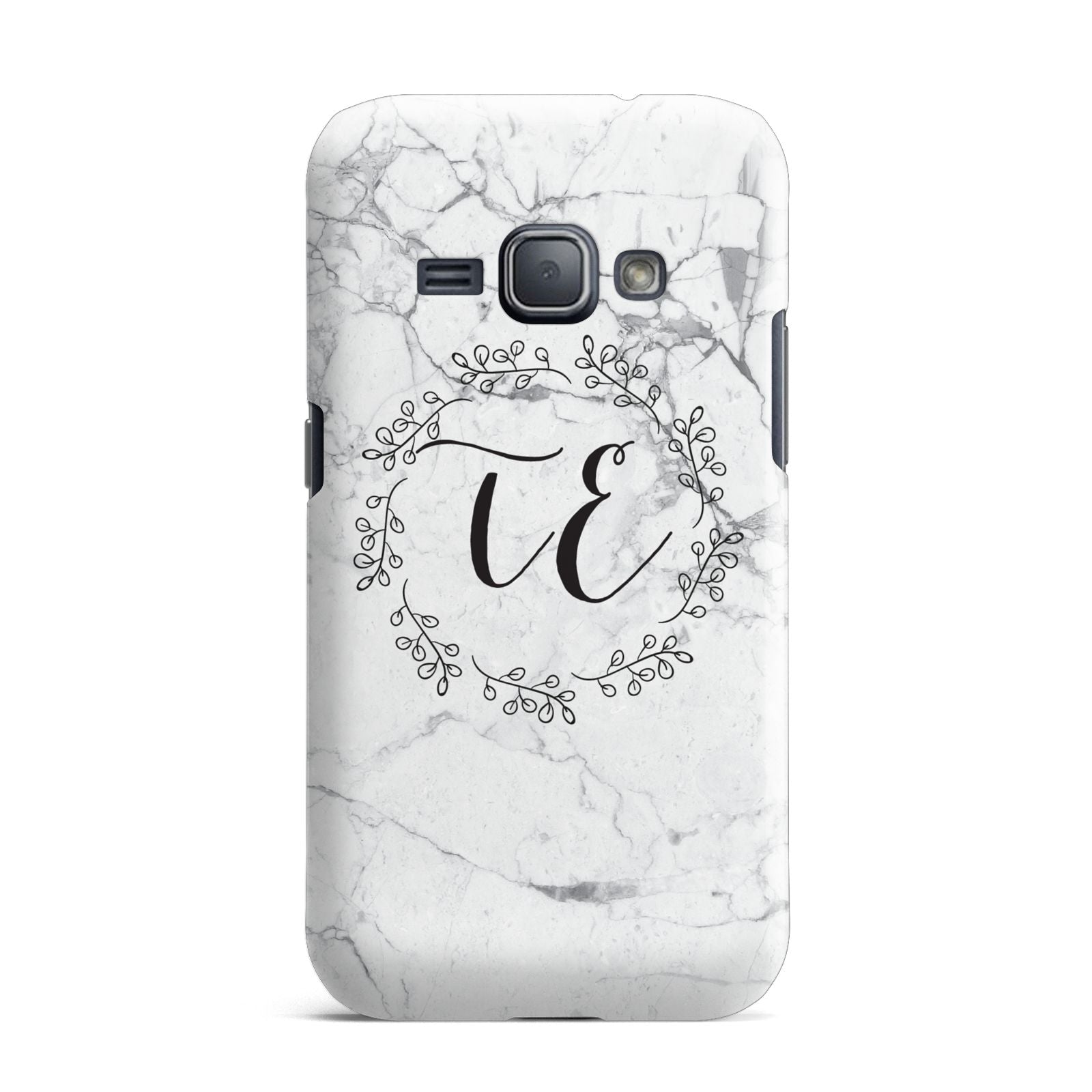 Personalised Initials Marble Samsung Galaxy J1 2016 Case