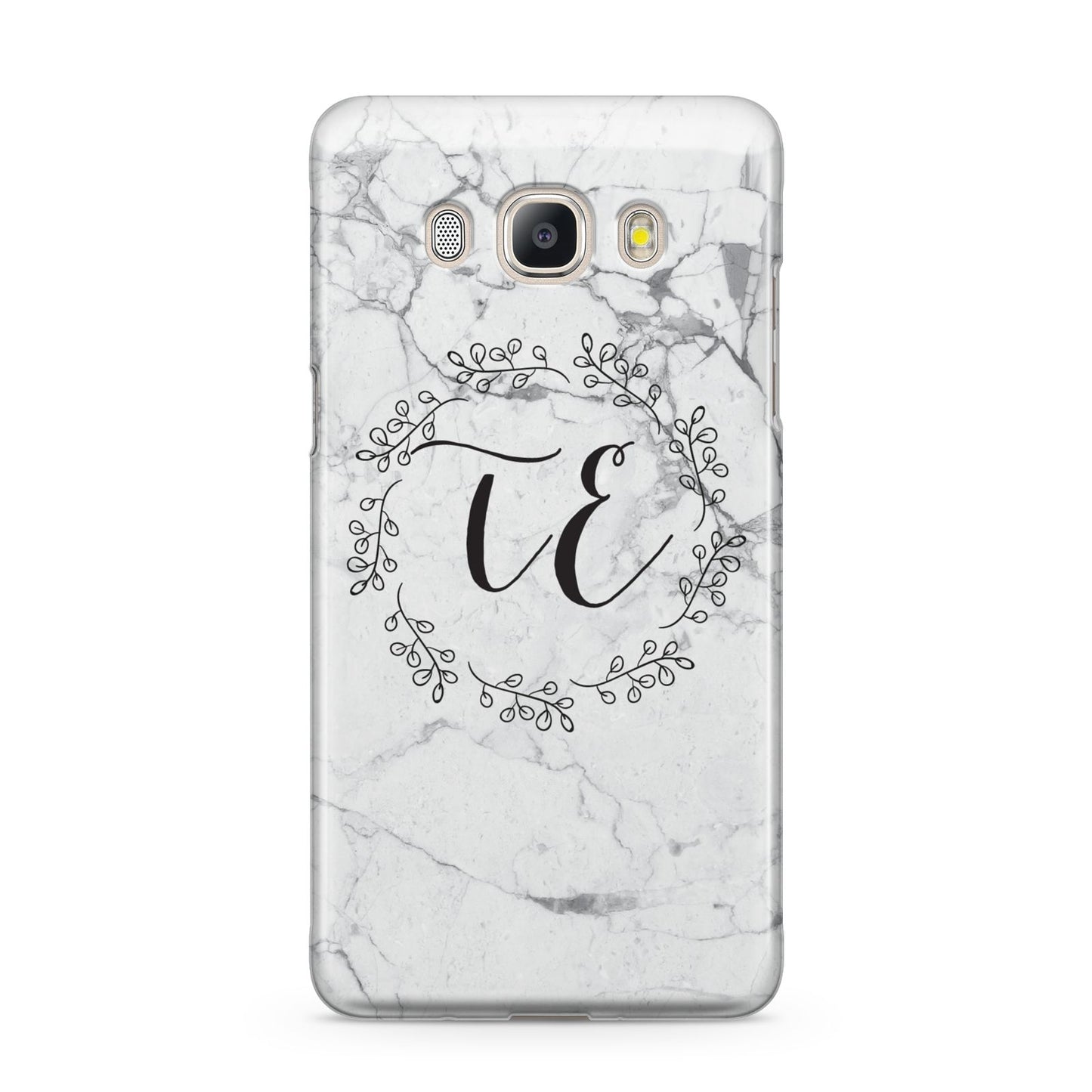 Personalised Initials Marble Samsung Galaxy J5 2016 Case