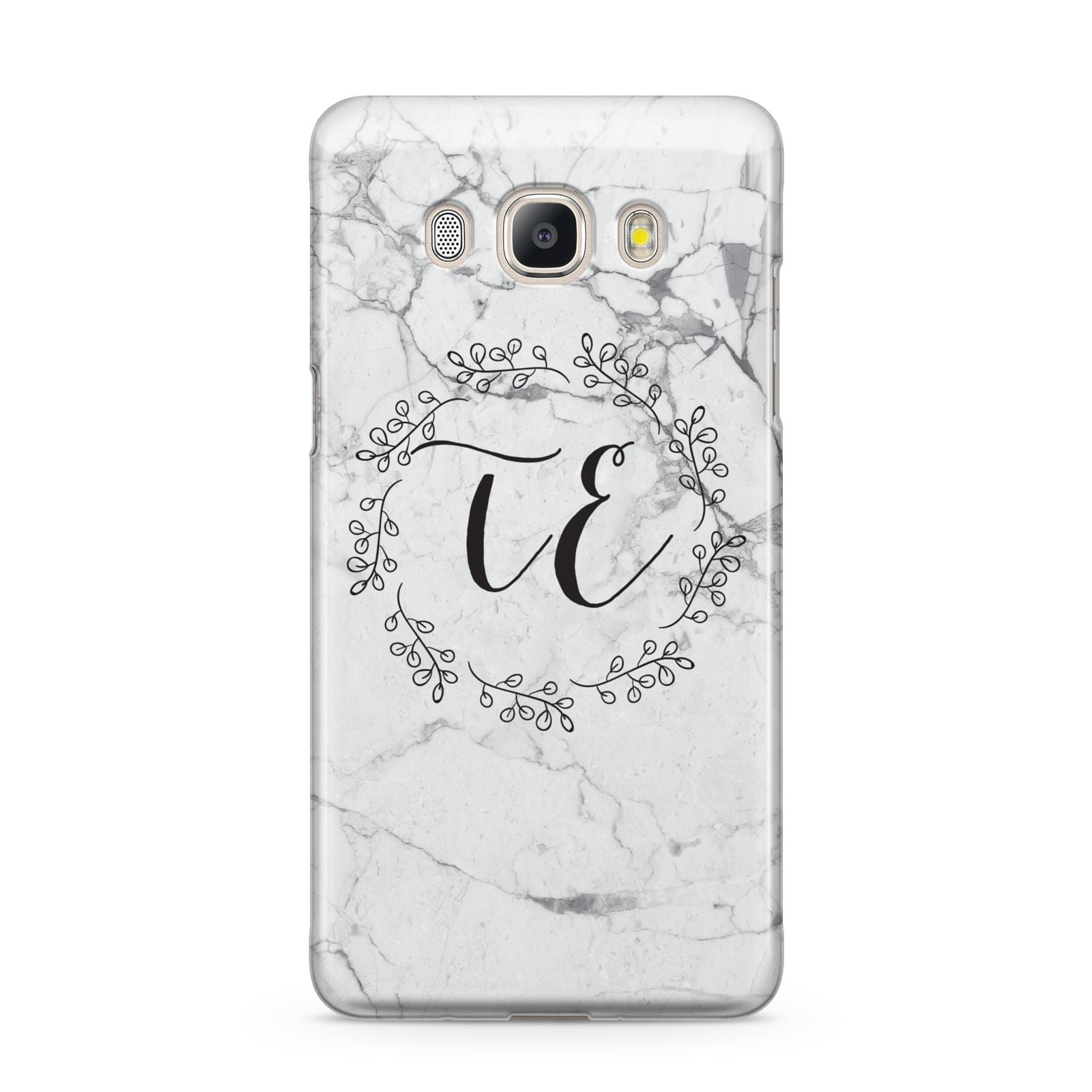 Personalised Initials Marble Samsung Galaxy J5 2016 Case