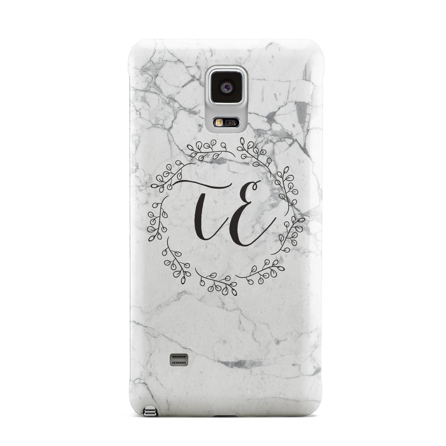 Personalised Initials Marble Samsung Galaxy Note 4 Case