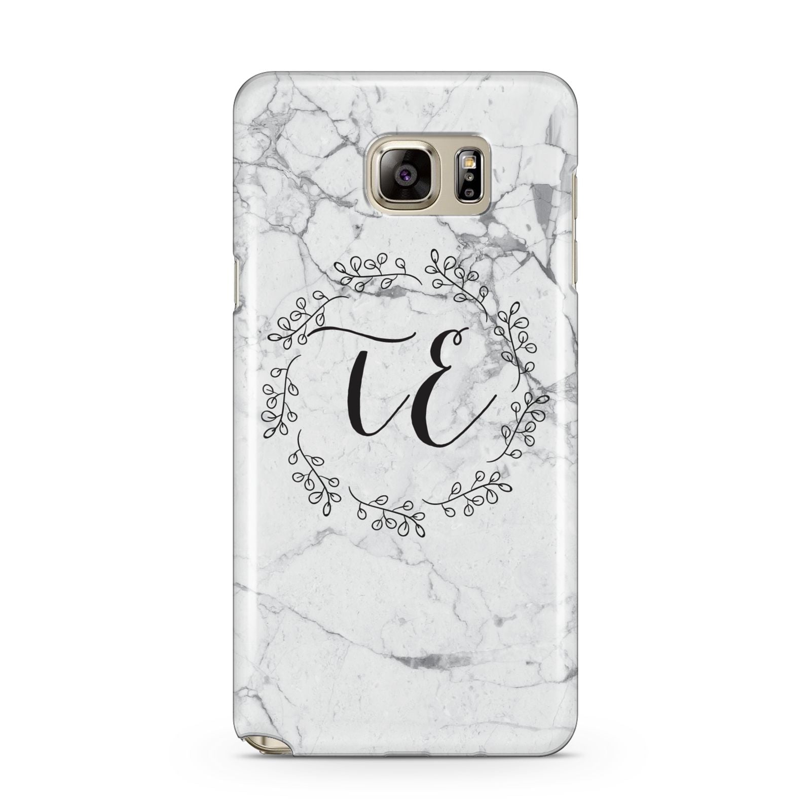 Personalised Initials Marble Samsung Galaxy Note 5 Case