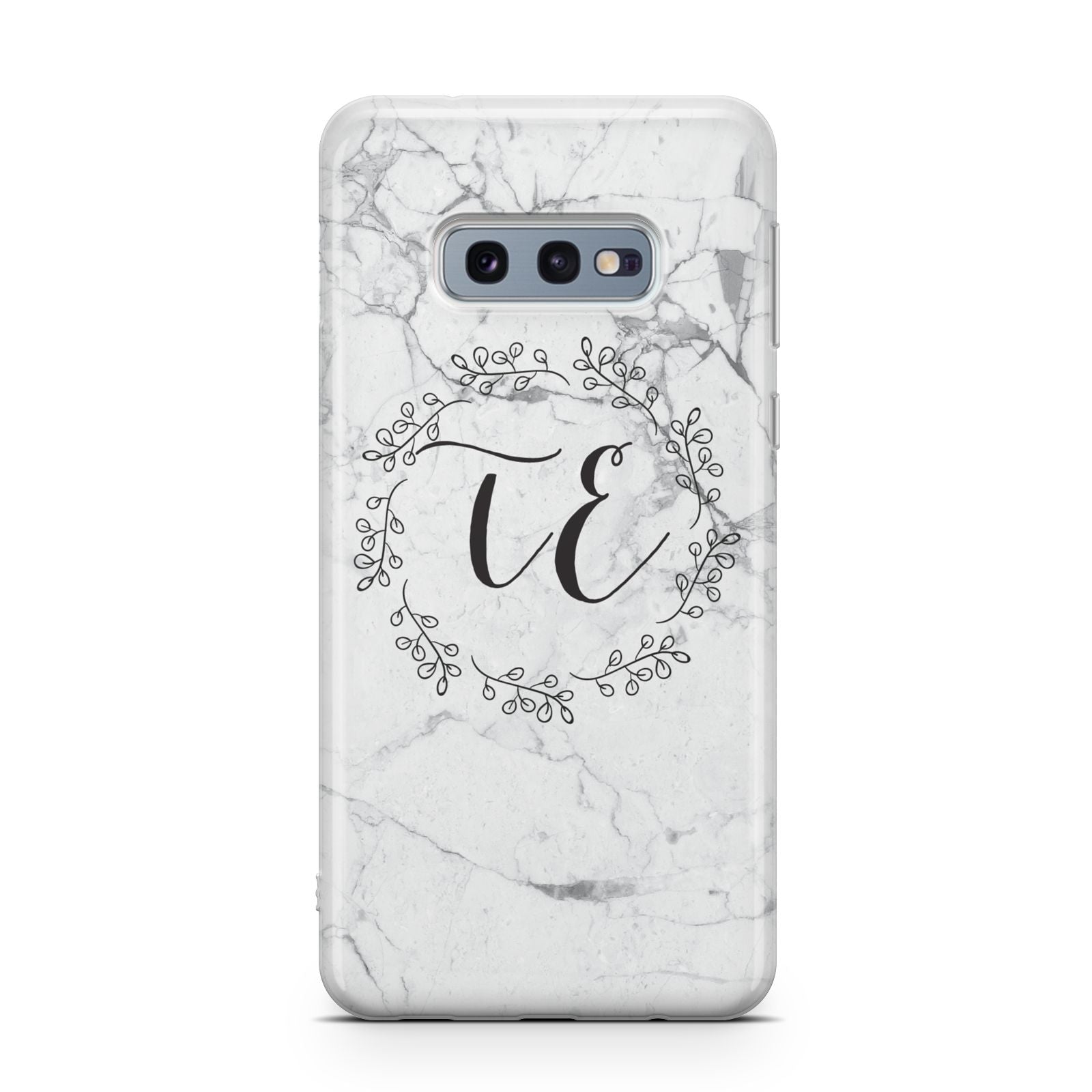 Personalised Initials Marble Samsung Galaxy S10E Case