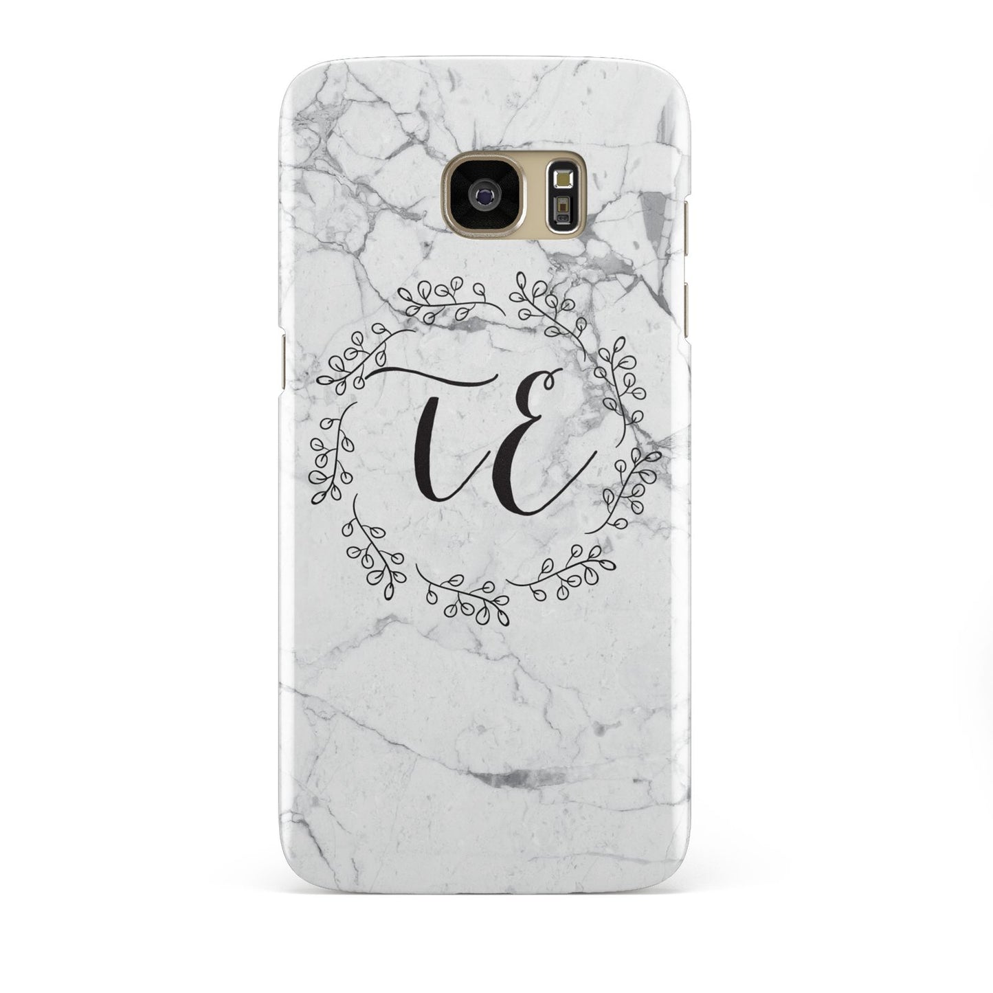 Personalised Initials Marble Samsung Galaxy S7 Edge Case