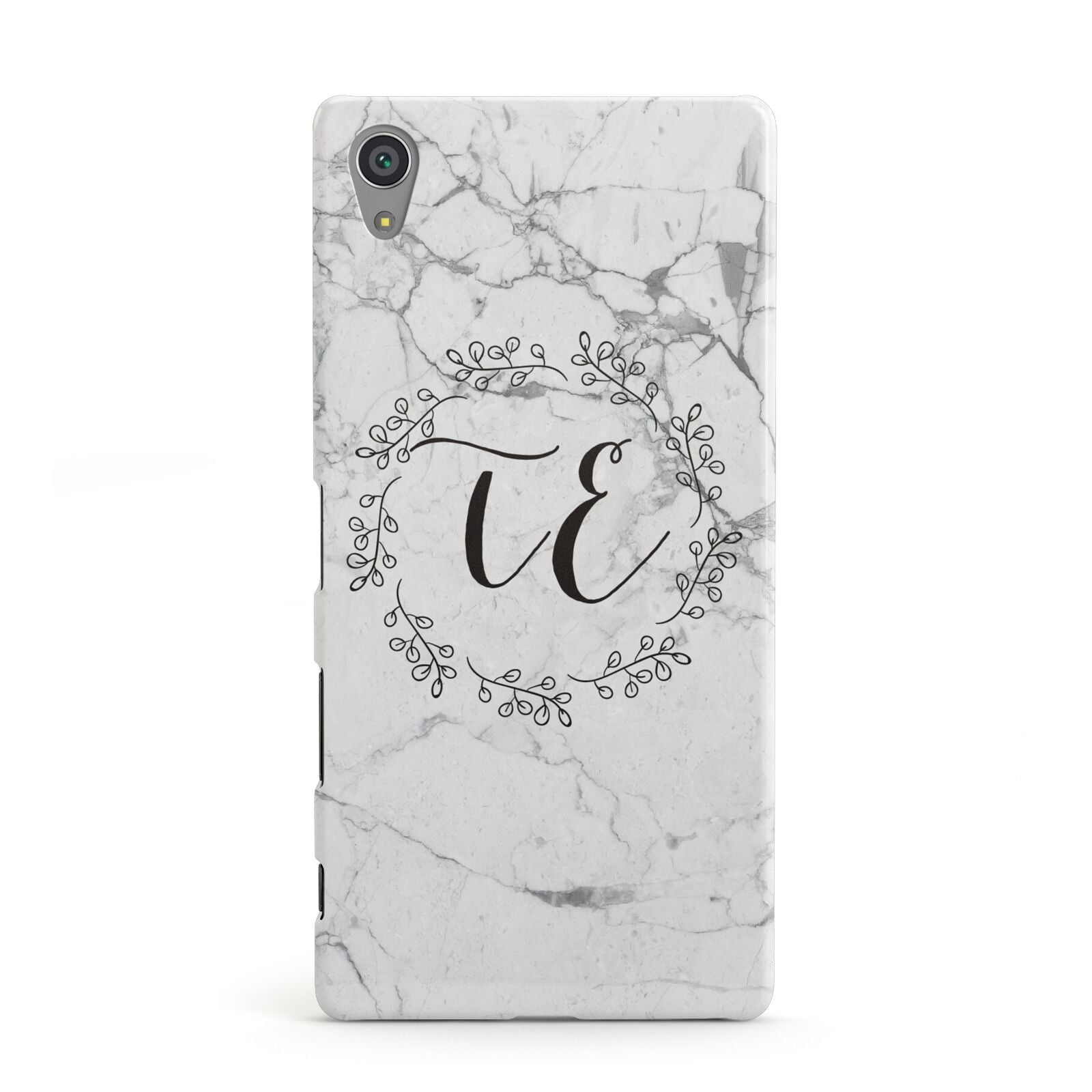 Personalised Initials Marble Sony Xperia Case