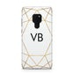 Personalised Initials White Gold Geometric Huawei Mate 20 Phone Case