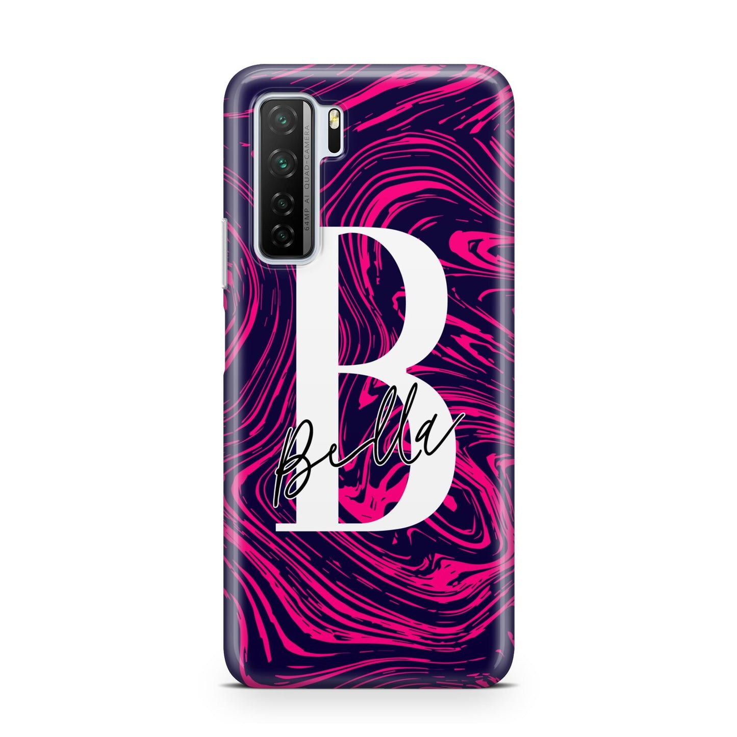 Personalised Ink Marble Huawei P40 Lite 5G Phone Case