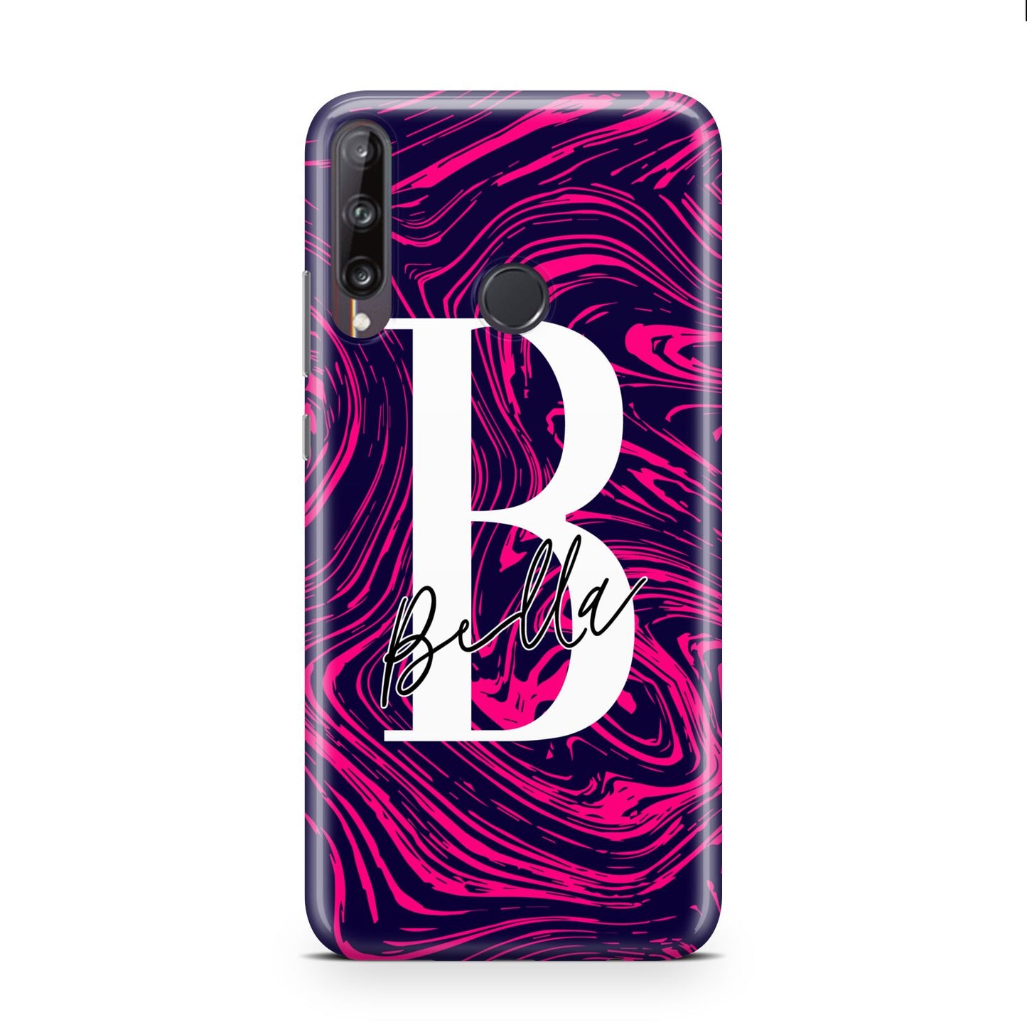 Personalised Ink Marble Huawei P40 Lite E Phone Case