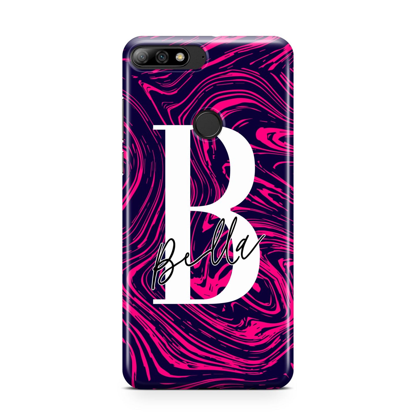 Personalised Ink Marble Huawei Y7 2018