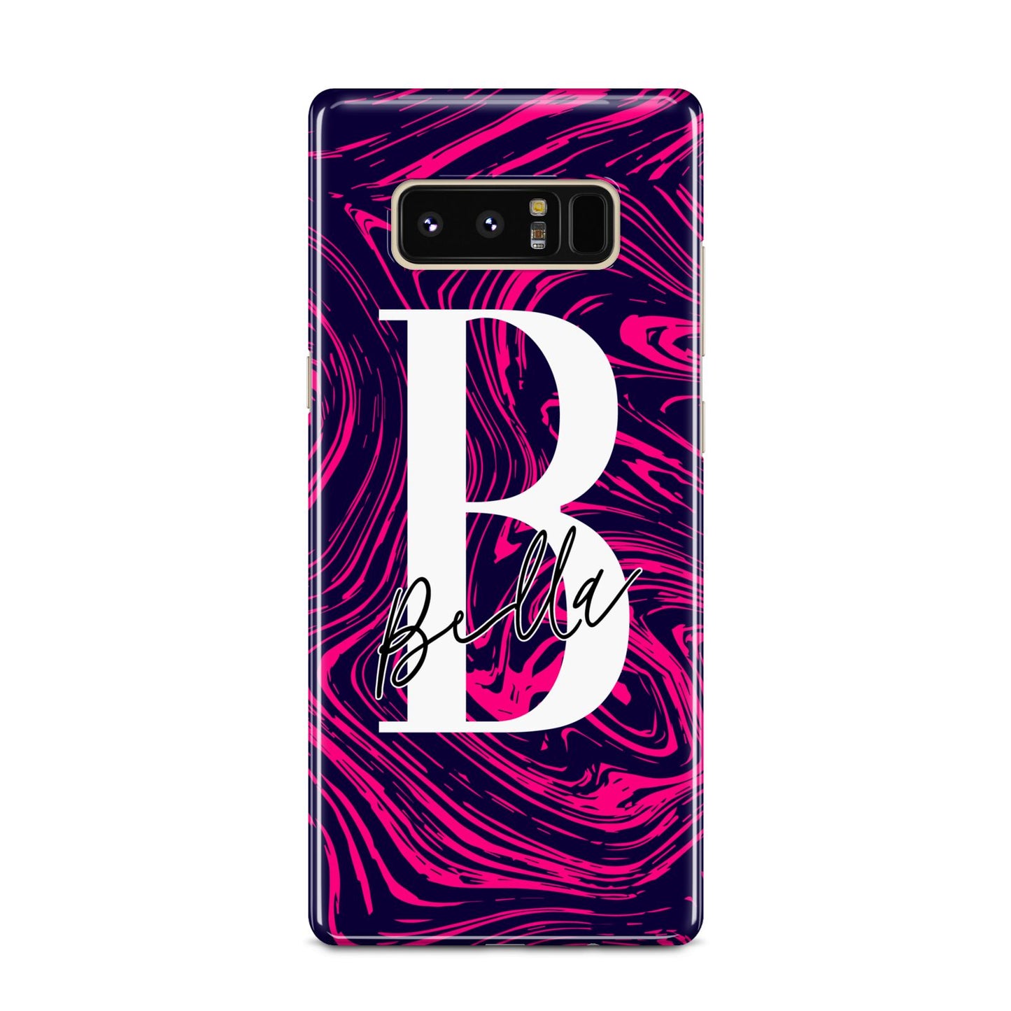 Personalised Ink Marble Samsung Galaxy Note 8 Case