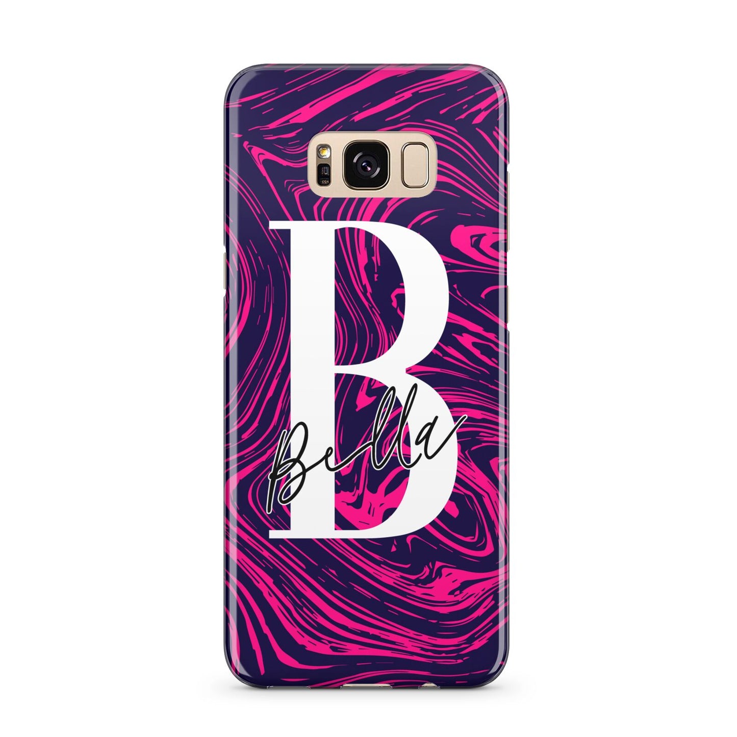 Personalised Ink Marble Samsung Galaxy S8 Plus Case
