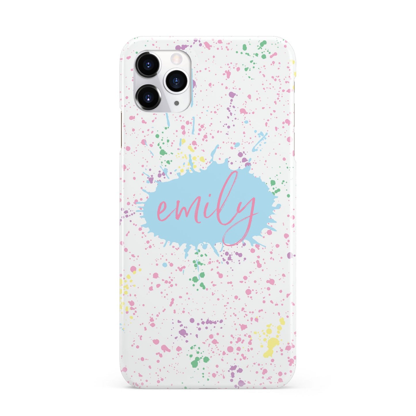 Personalised Ink Splatter Mulitcoloured iPhone 11 Pro Max 3D Snap Case