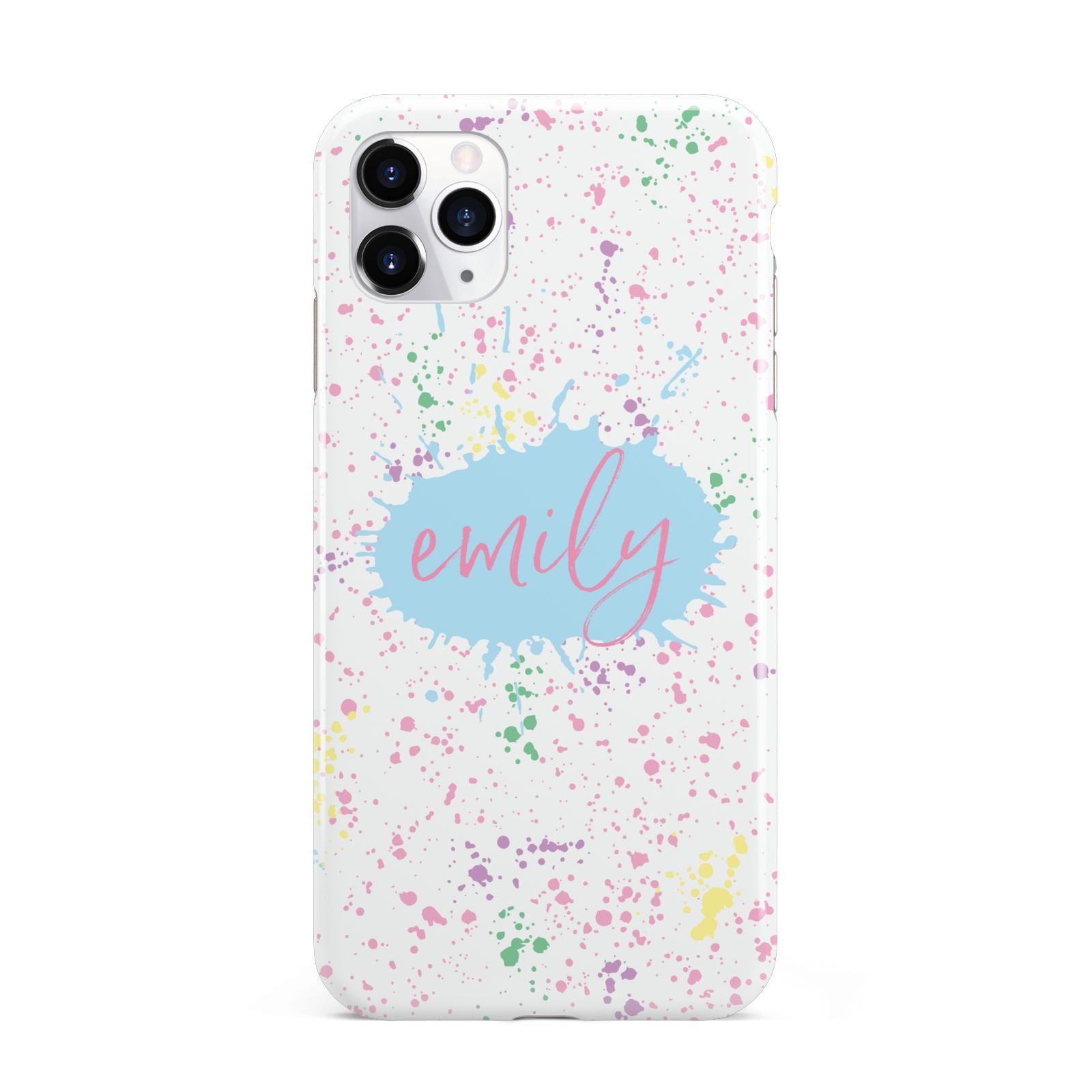 Personalised Ink Splatter Mulitcoloured iPhone 11 Pro Max 3D Tough Case