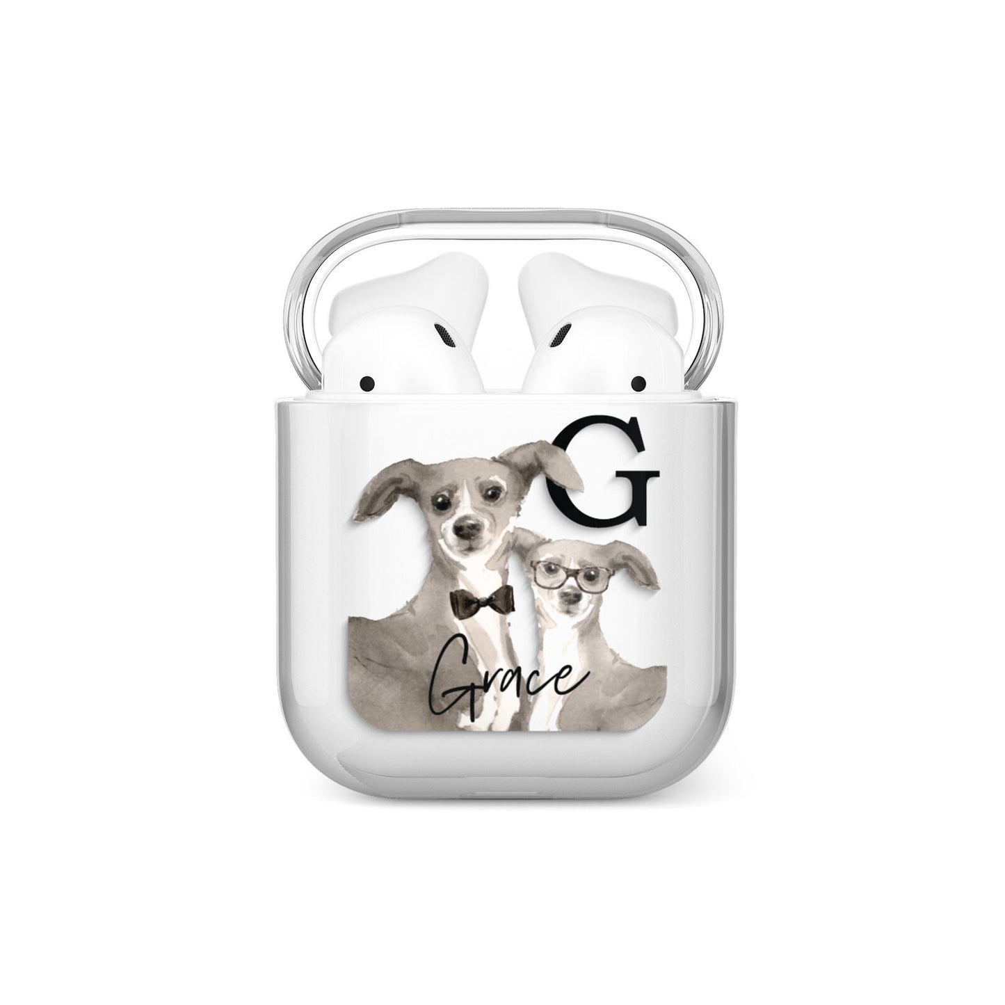 Personalised Italian Greyhound AirPods Case