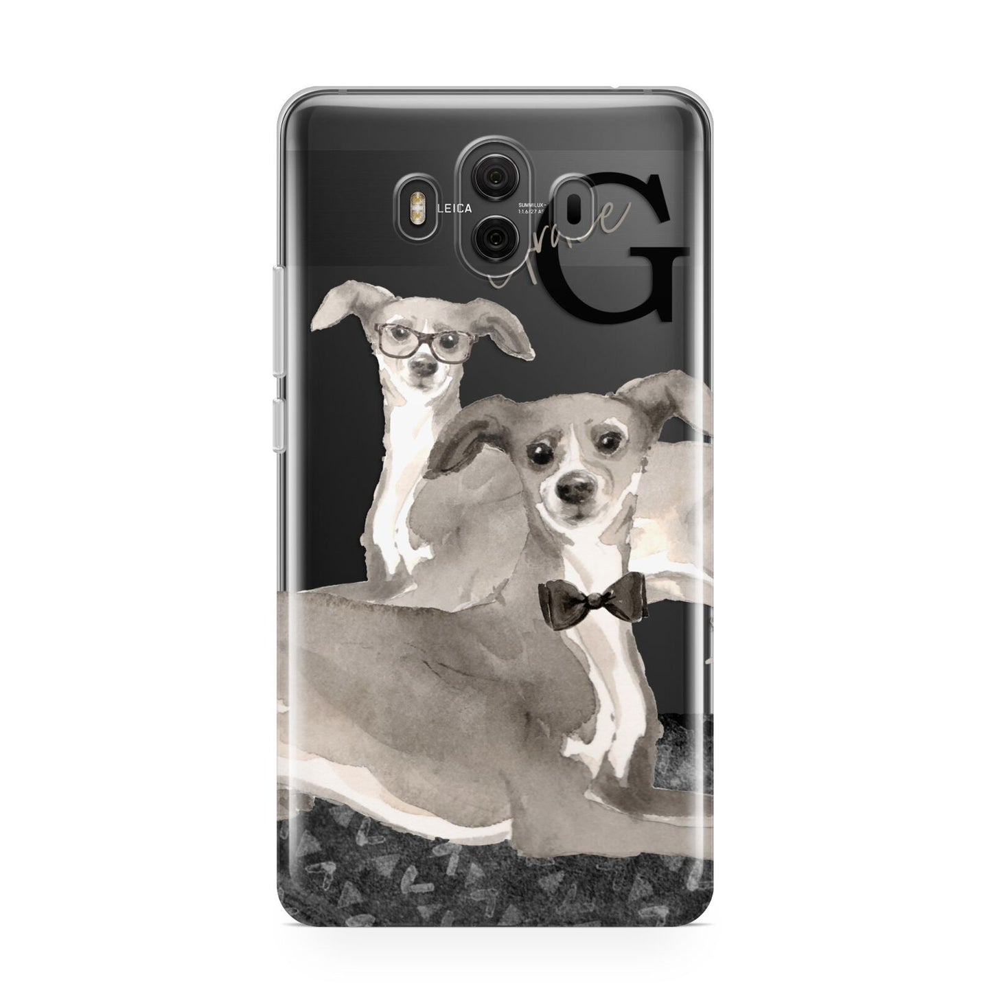 Personalised Italian Greyhound Huawei Mate 10 Protective Phone Case