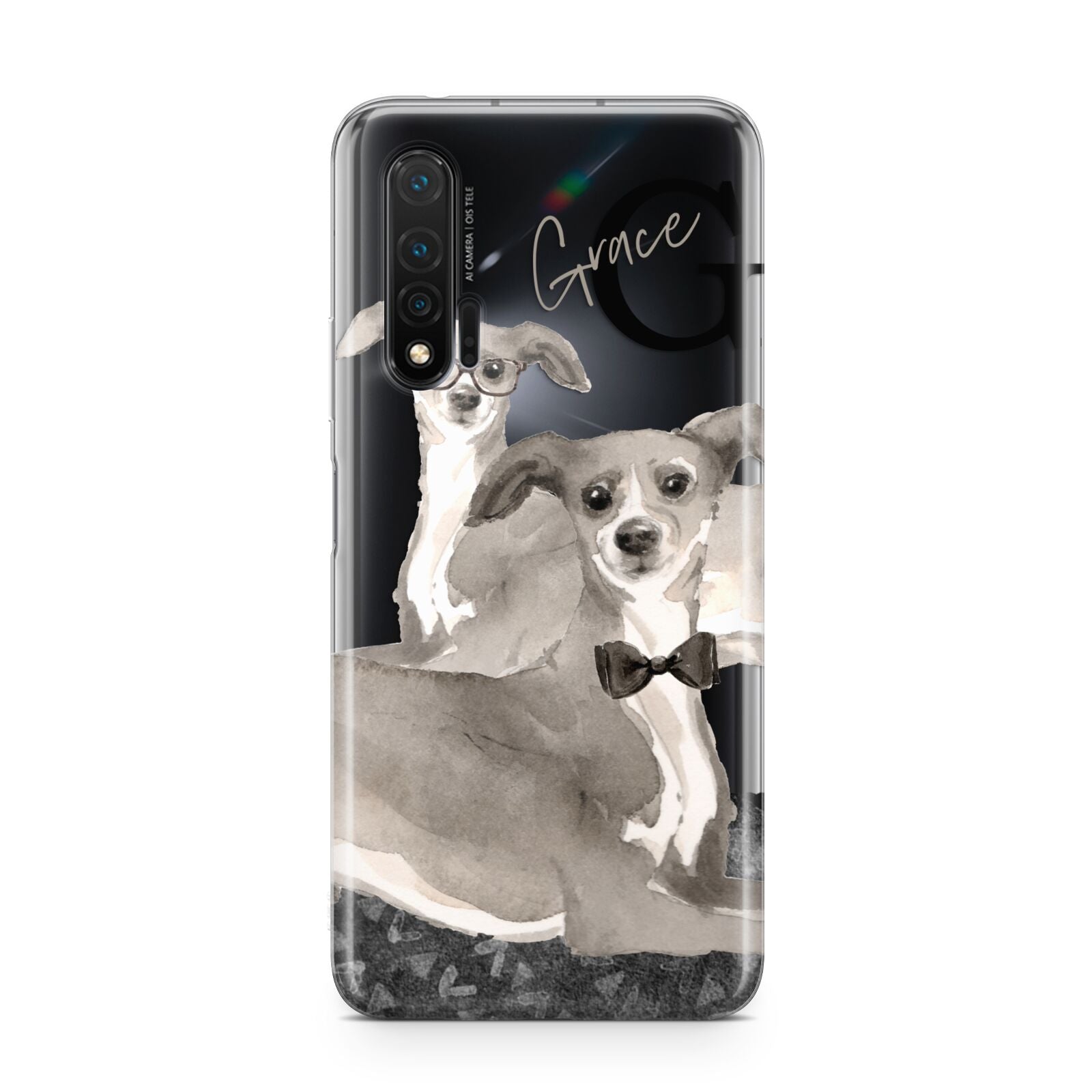 Personalised Italian Greyhound Huawei Nova 6 Phone Case