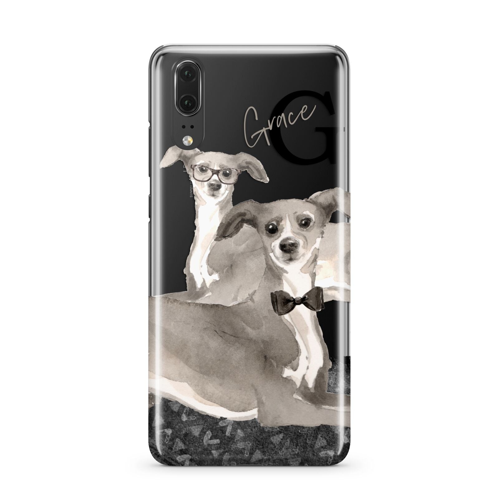 Personalised Italian Greyhound Huawei P20 Phone Case