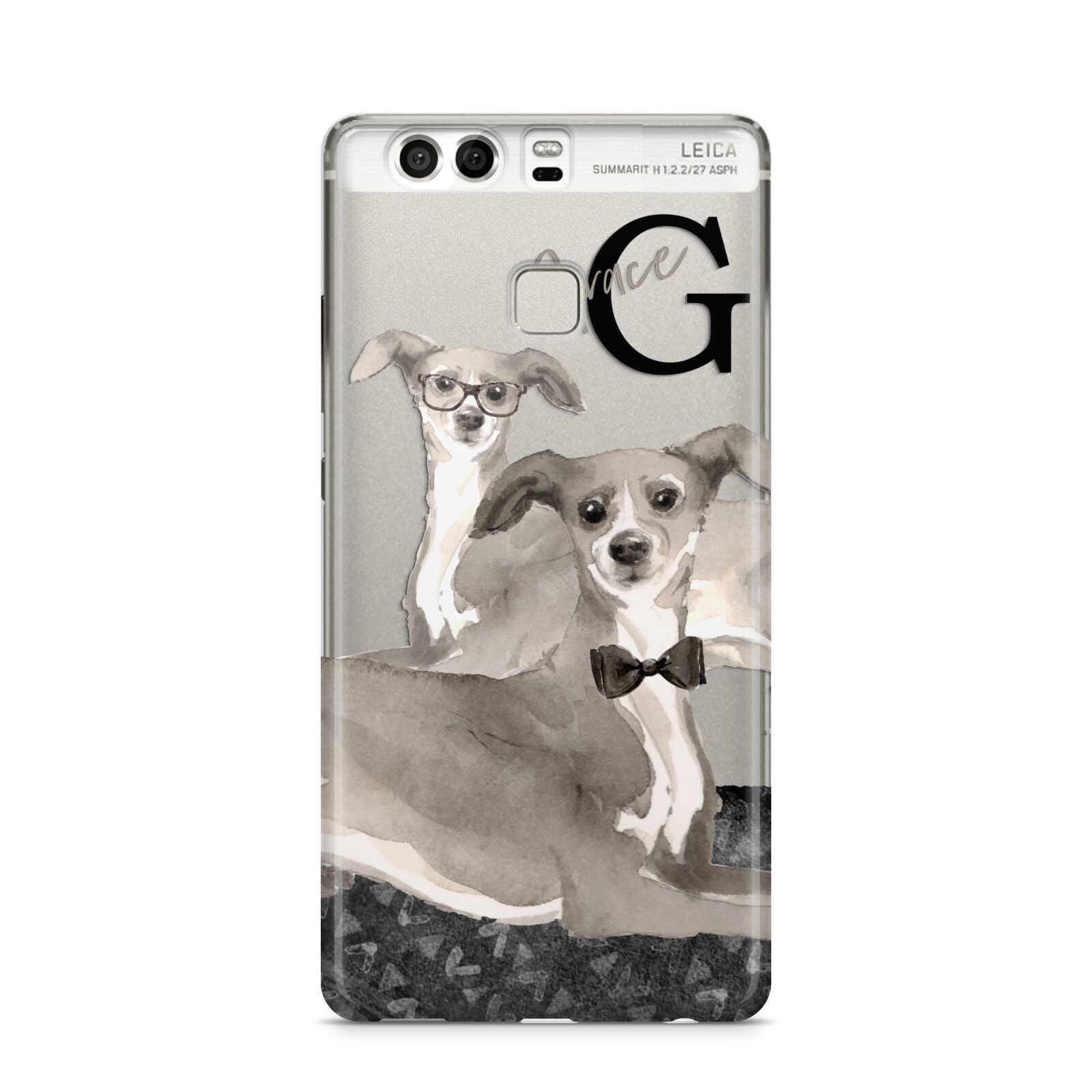 Personalised Italian Greyhound Huawei P9 Case