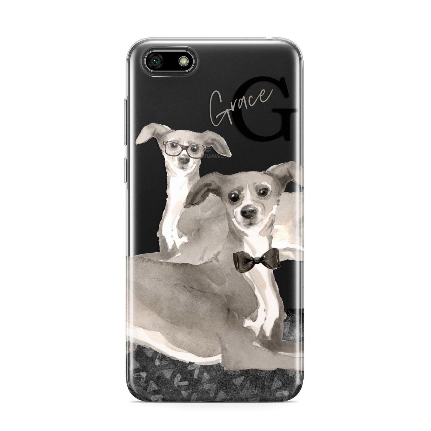 Personalised Italian Greyhound Huawei Y5 Prime 2018 Phone Case