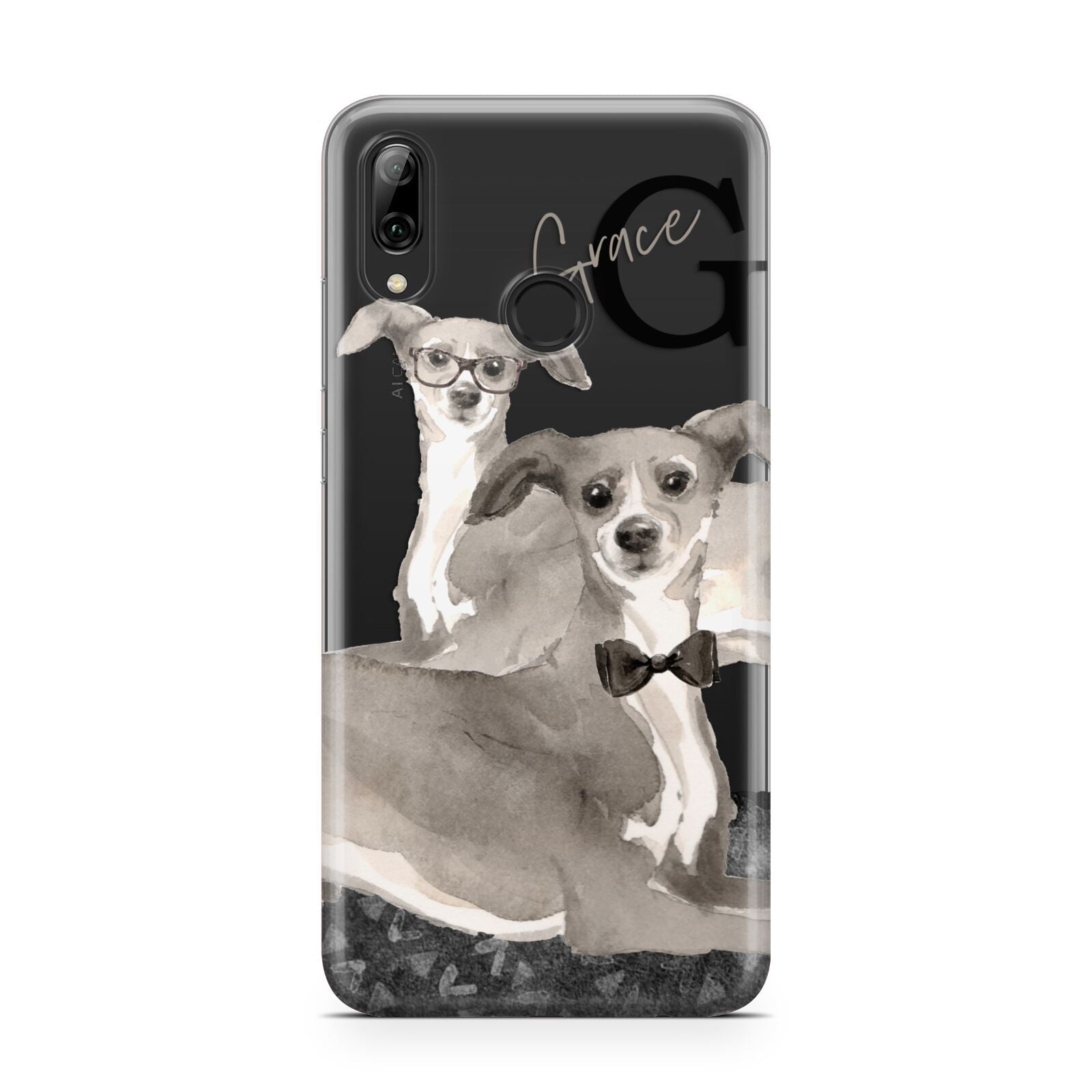 Personalised Italian Greyhound Huawei Y7 2019