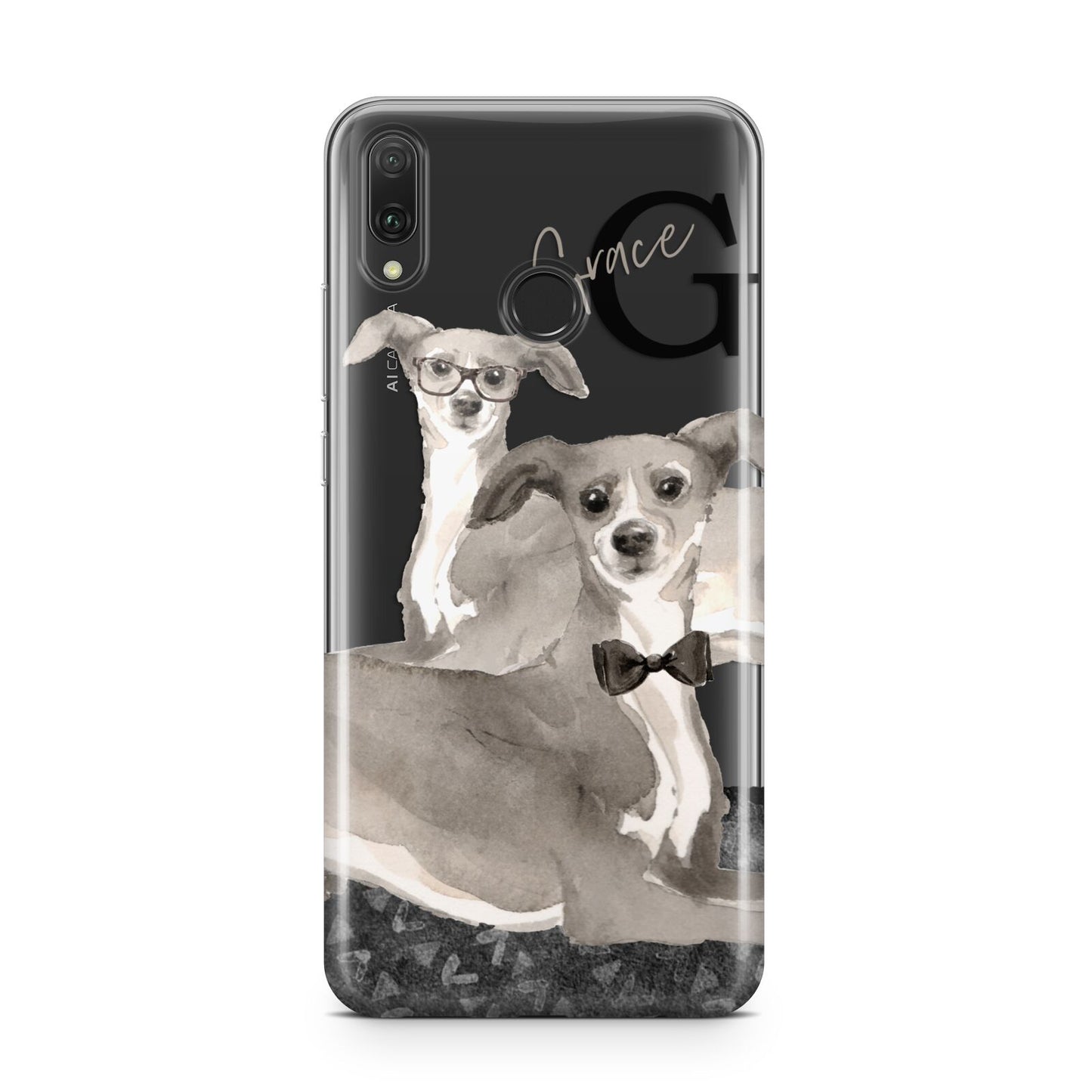 Personalised Italian Greyhound Huawei Y9 2019