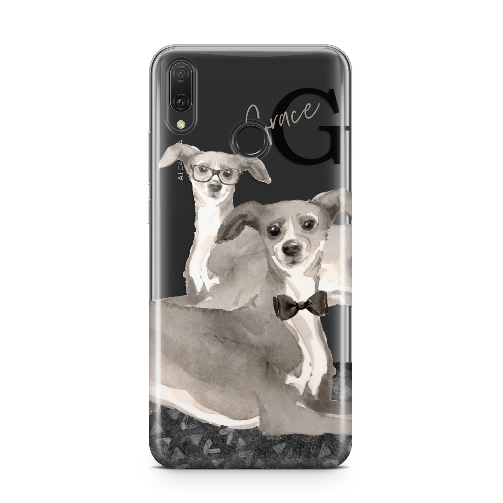 Personalised Italian Greyhound Huawei Y9 2019