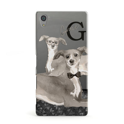 Personalised Italian Greyhound Sony Xperia Case