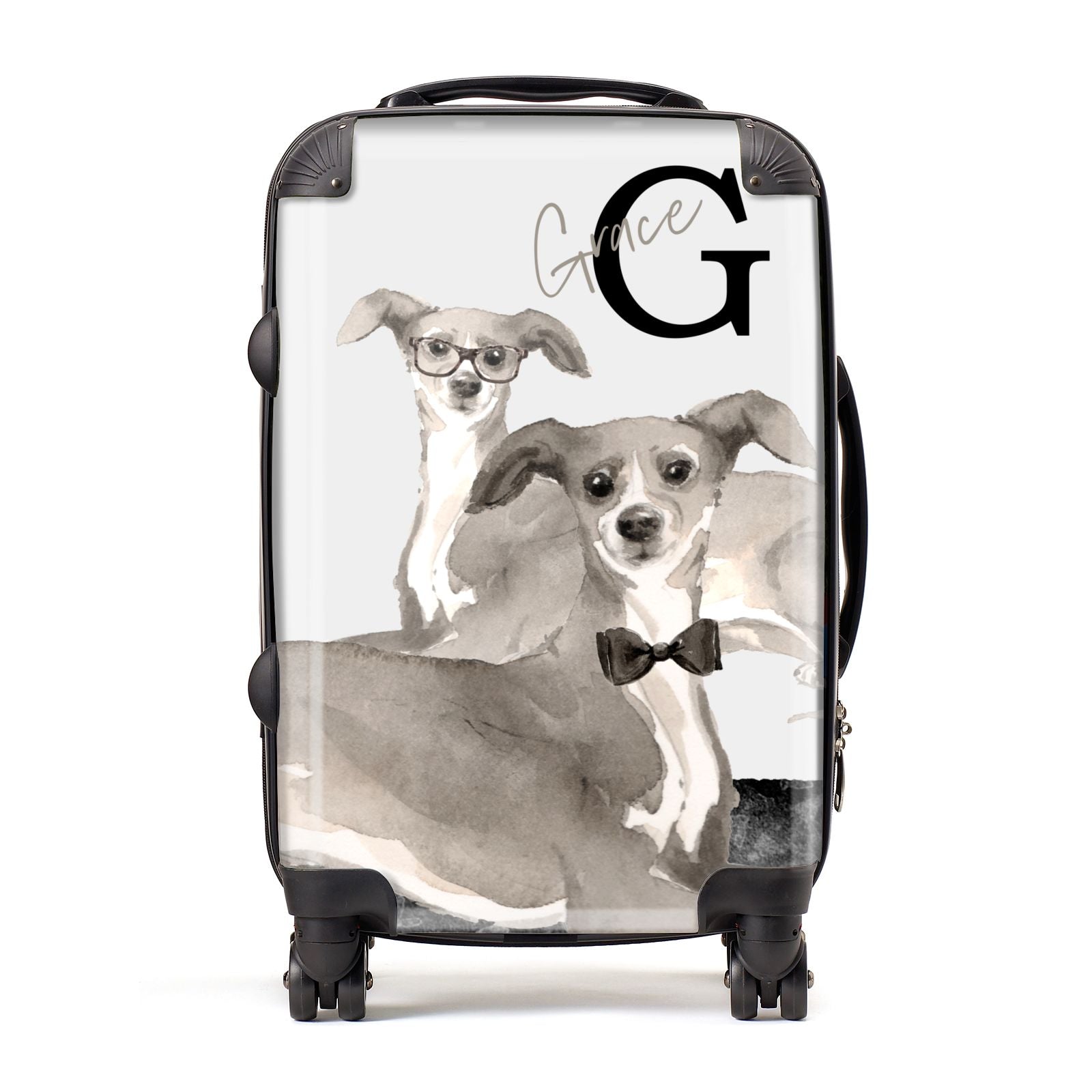 Personalised Italian Greyhound Suitcase