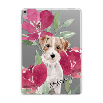 Personalised Jack Russel Apple iPad Silver Case