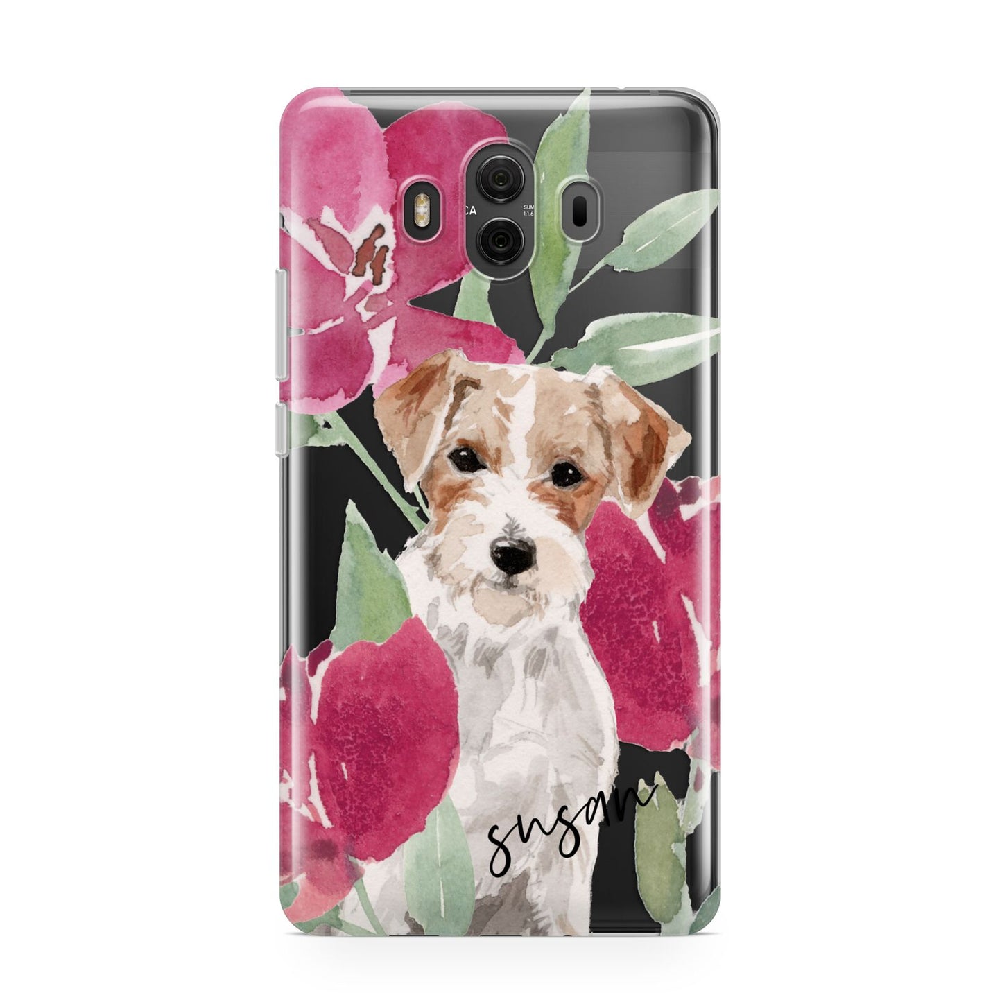 Personalised Jack Russel Huawei Mate 10 Protective Phone Case