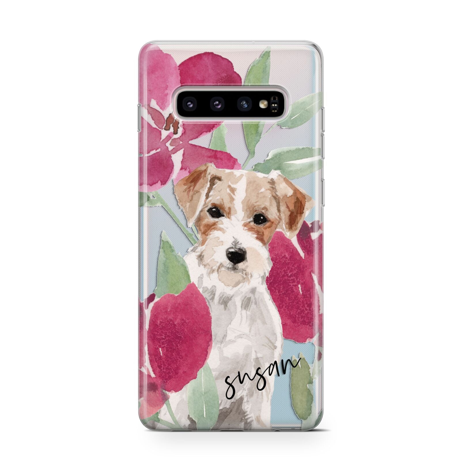 Personalised Jack Russel Protective Samsung Galaxy Case